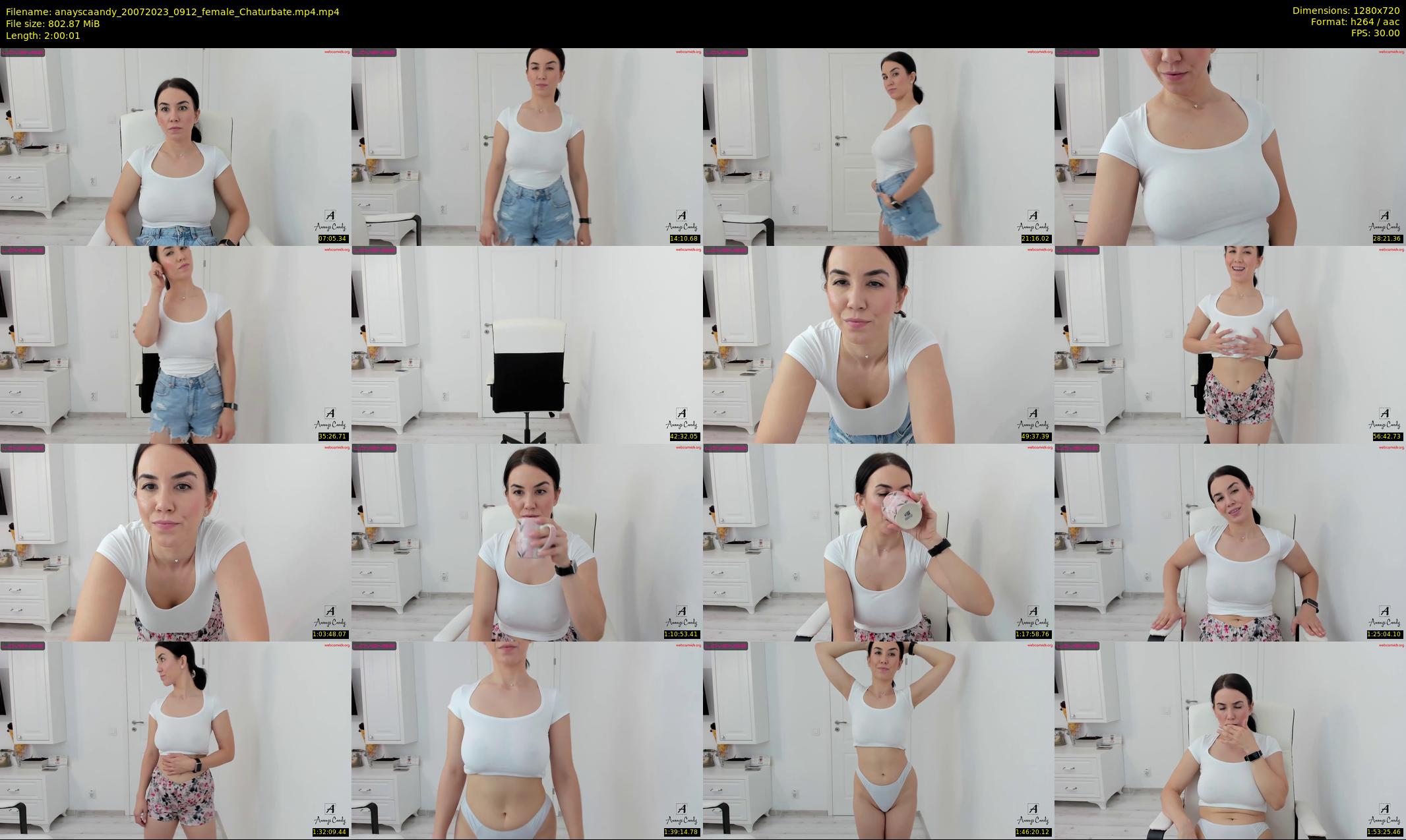 anayscaandy — 121 minute Chaturbate female cam show recording, 720p, Jul 20, 2023
