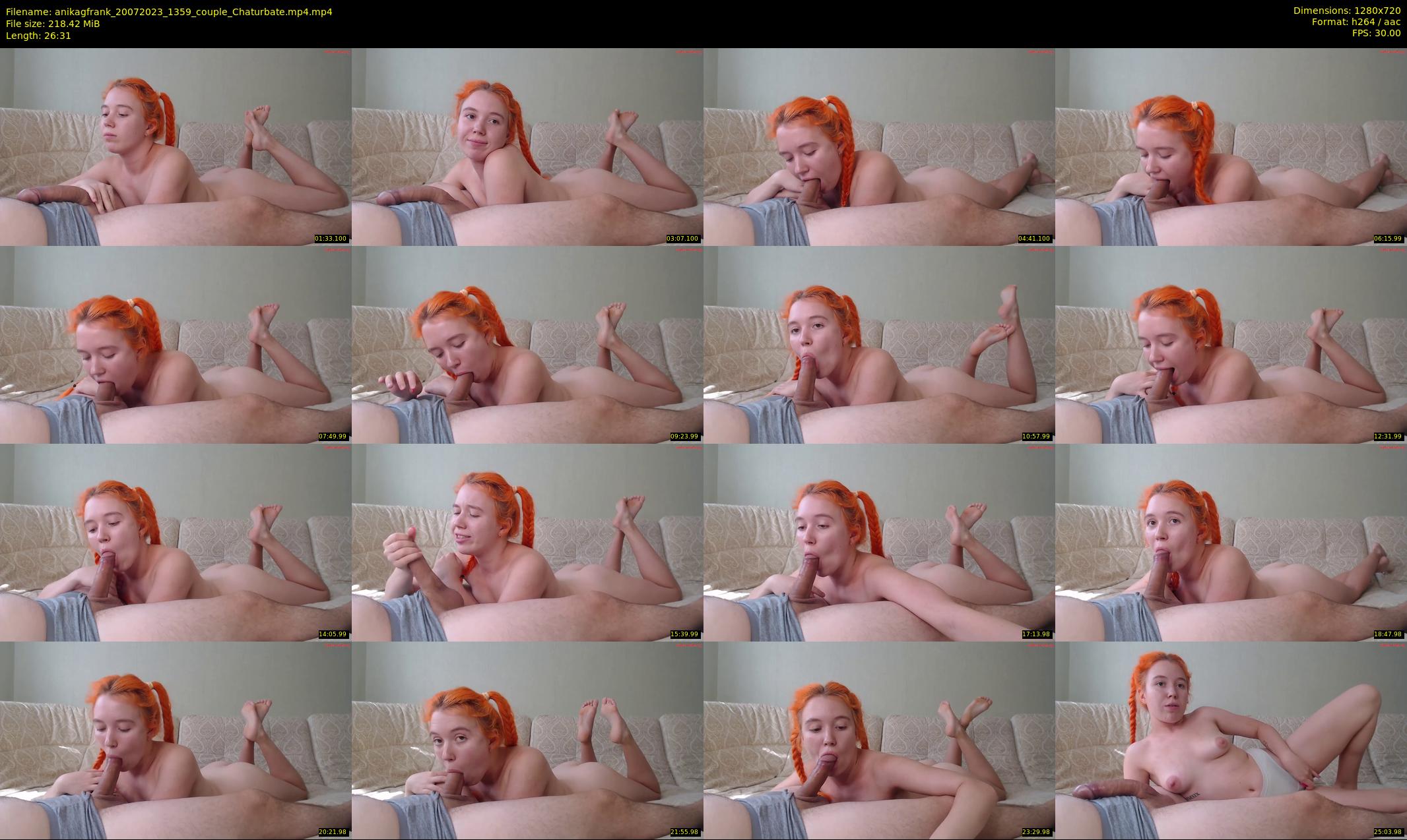 anikagfrank — 27 minute Chaturbate couple cam show recording, 720p, Jul 20, 2023