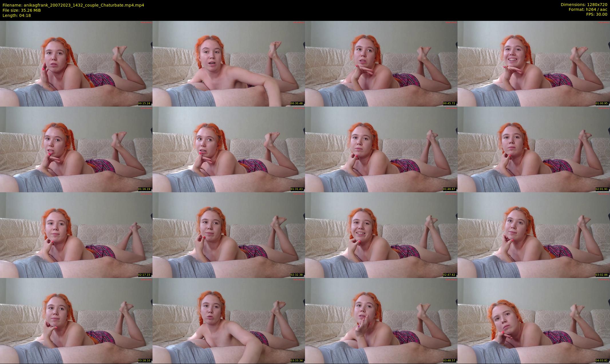 anikagfrank — 5 minute Chaturbate couple cam show recording, 720p, Jul 20, 2023