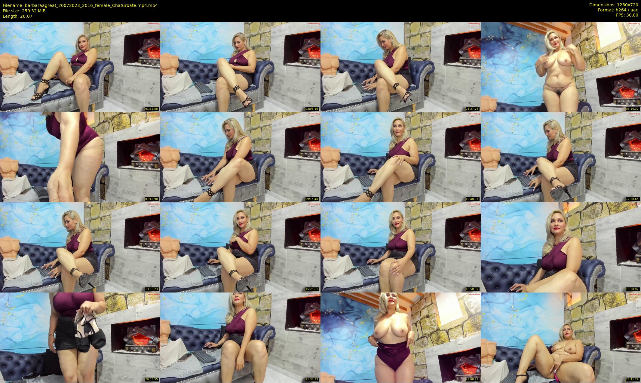 barbaraagreat — 27 minute Chaturbate female cam show recording, 720p, Jul 20, 2023