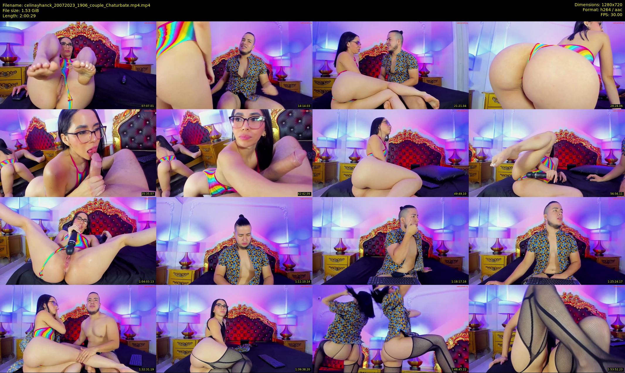 celinayhanck — 121 minute Chaturbate couple cam show recording, 720p, Jul 20, 2023