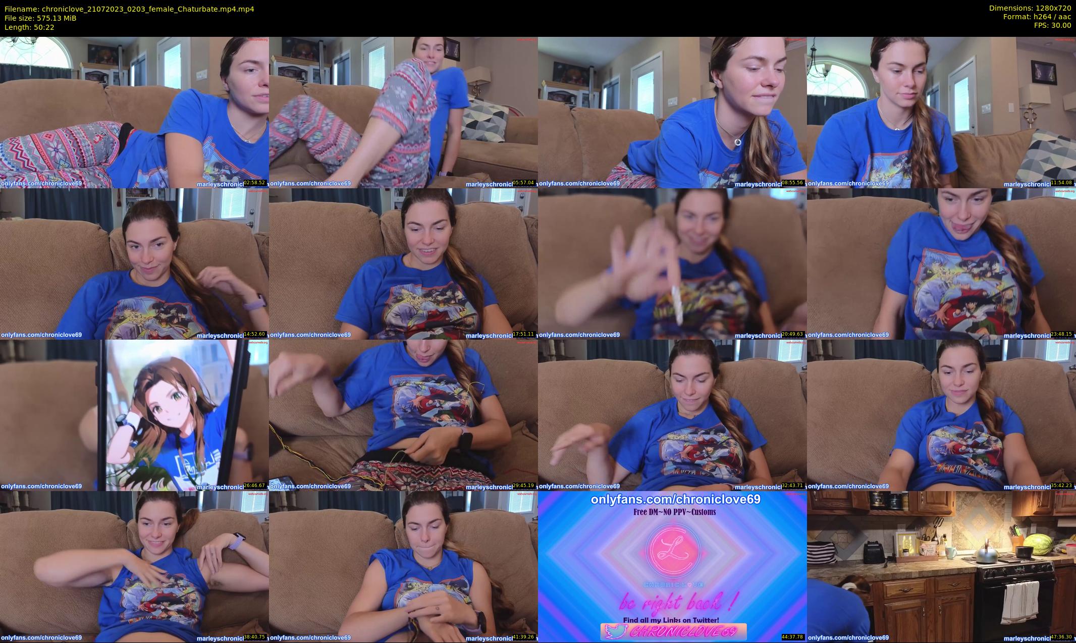 chroniclove — 51 minute Chaturbate female cam show recording, 720p, Jul 21, 2023