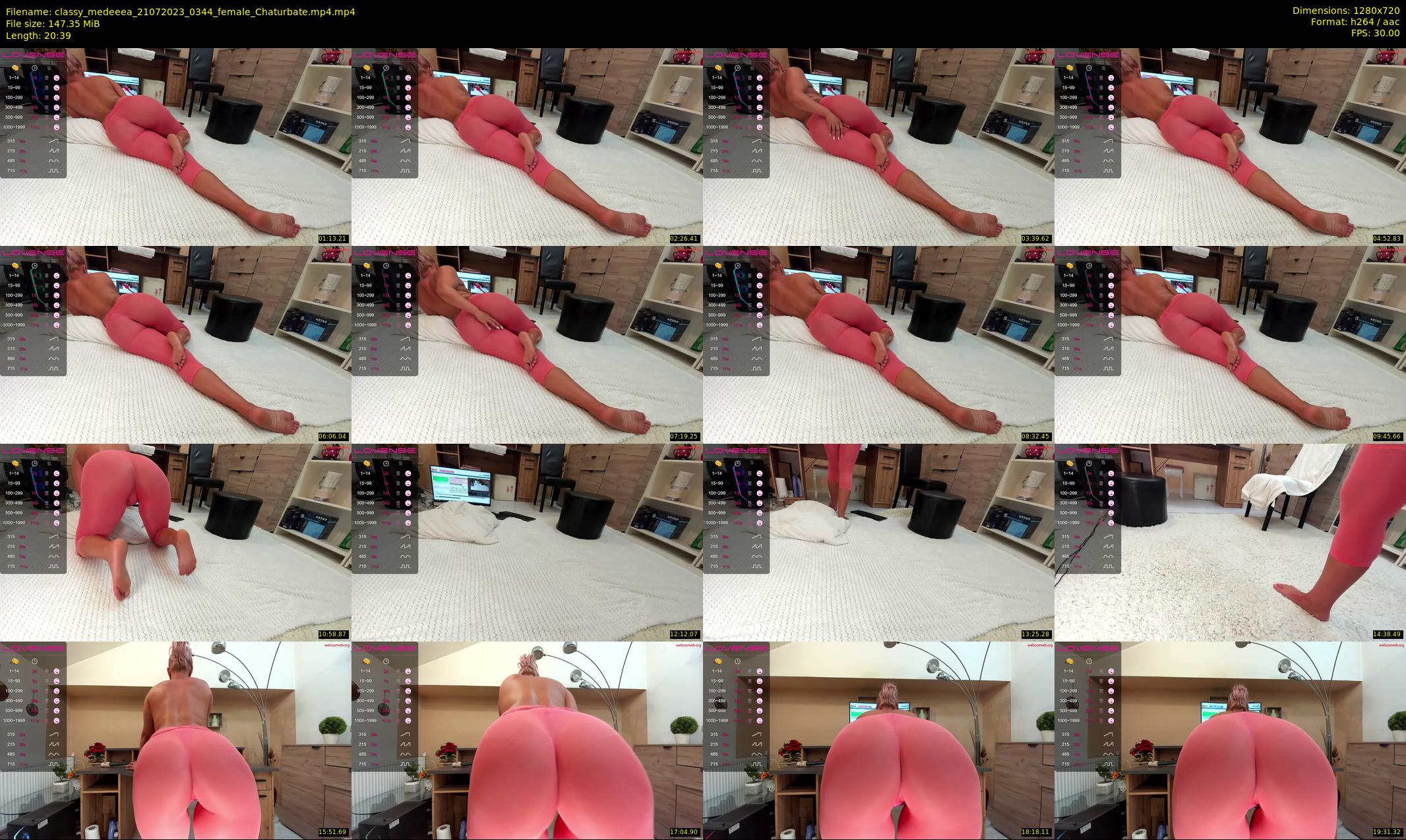 classy_medeeea — 21 minute Chaturbate female cam show recording, 720p, Jul 21, 2023