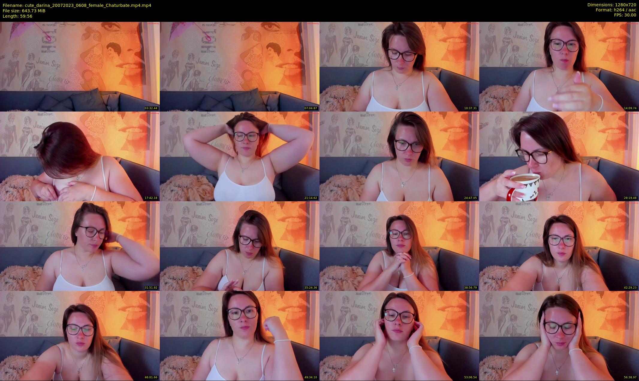 cute_darina — 60 minute Chaturbate female cam show recording, 720p, Jul 20, 2023