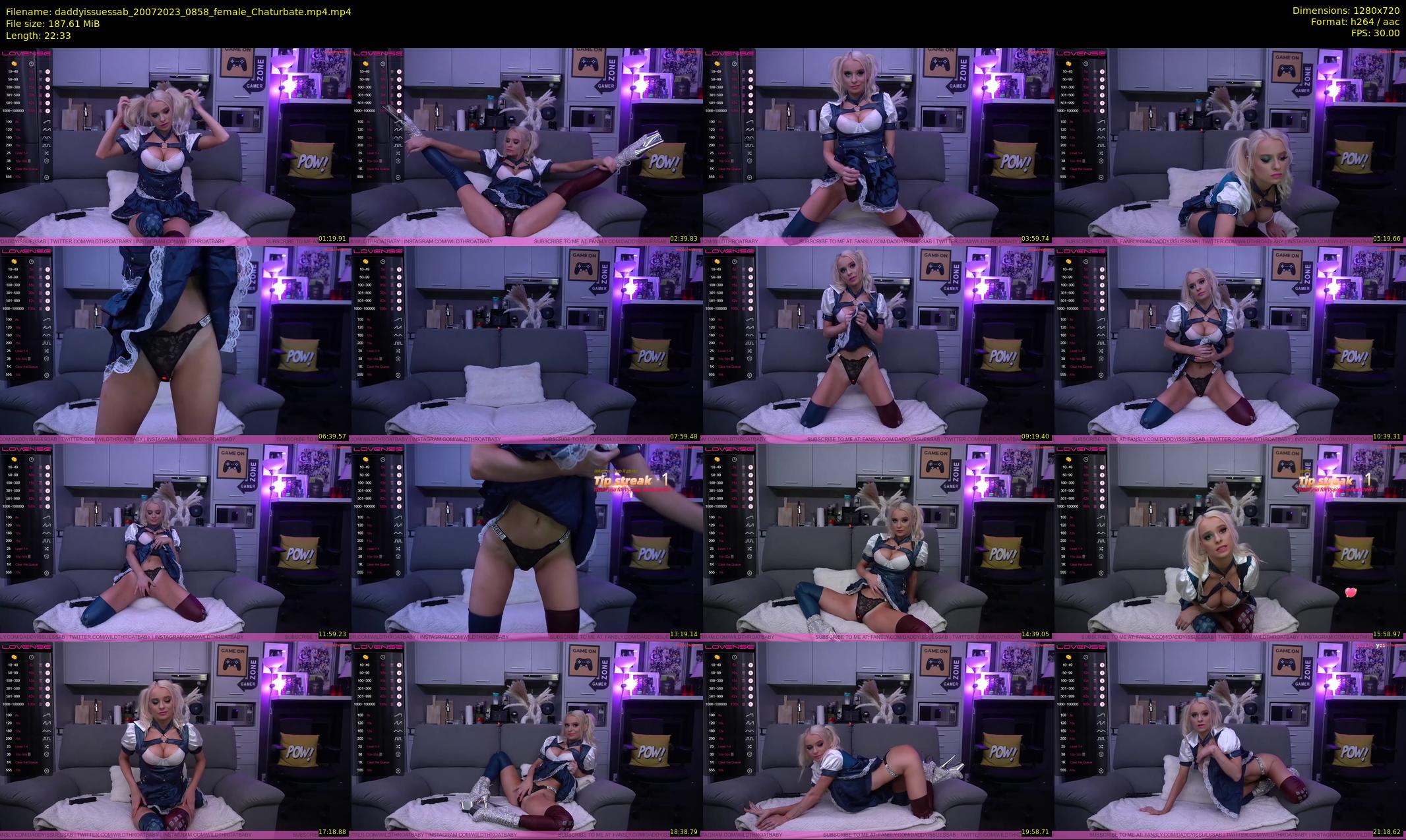 daddyissuessab — 23 minute Chaturbate female cam show recording, 720p, Jul 20, 2023
