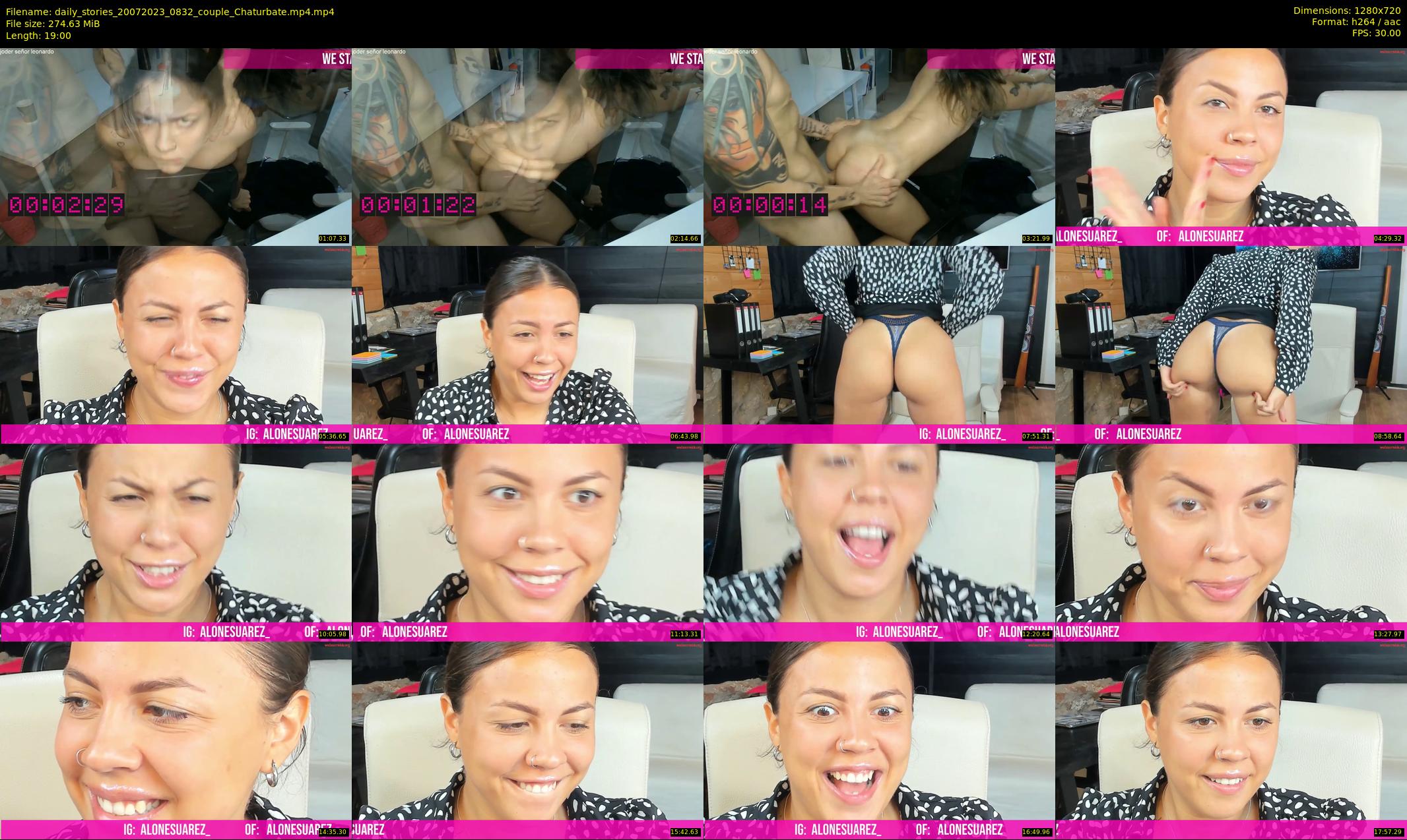daily_stories — 19 minute Chaturbate couple cam show recording, 720p, Jul 20, 2023