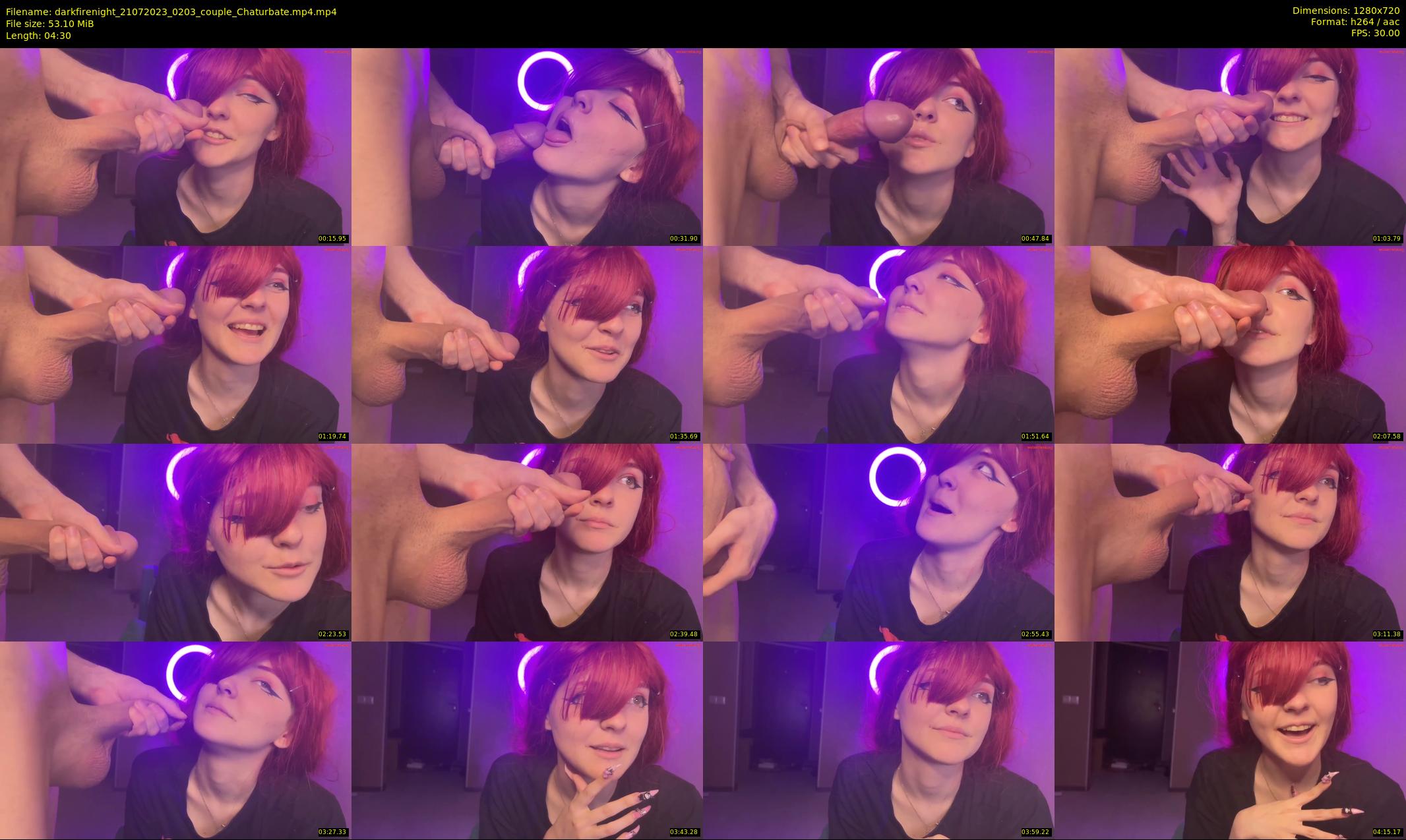 darkfirenight — 5 minute Chaturbate couple cam show recording, 720p, Jul 21, 2023