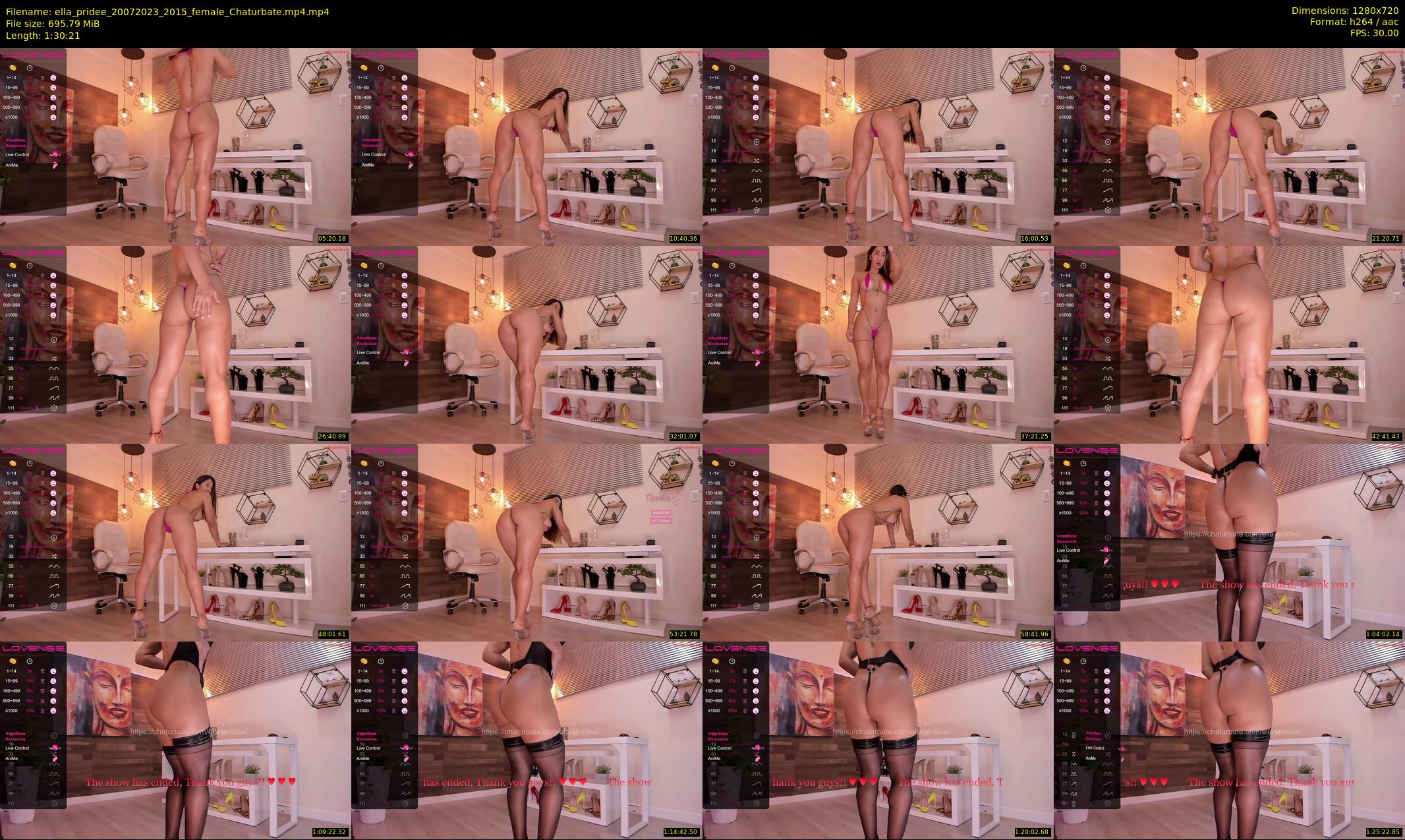 ella_pridee — 91 minute Chaturbate female cam show recording, 720p, Jul 20, 2023
