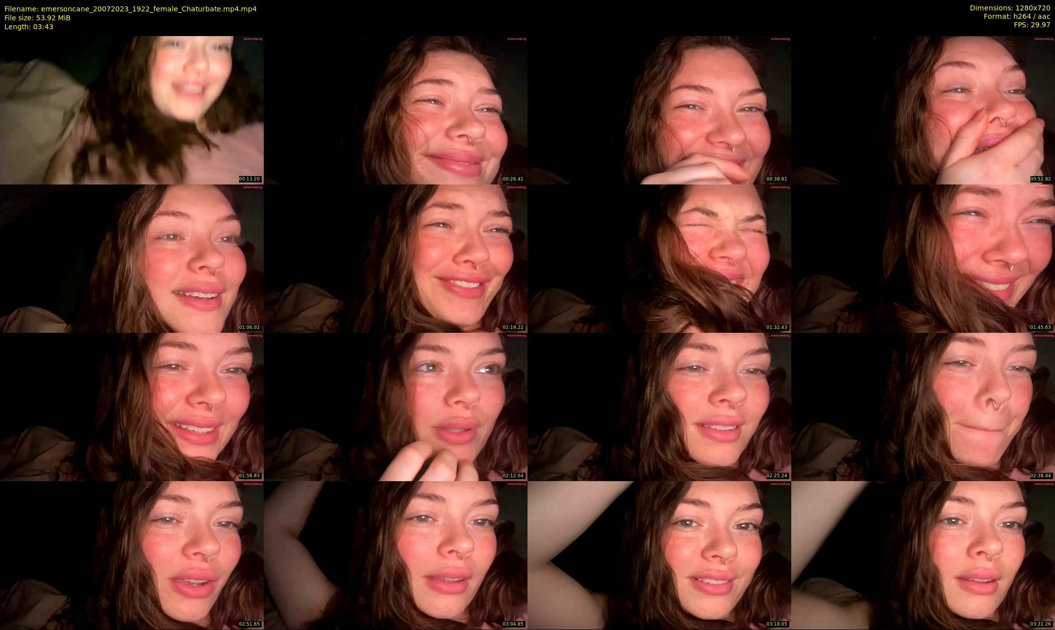 emersoncane — 4 minute Chaturbate female cam show recording, 720p, Jul 20, 2023