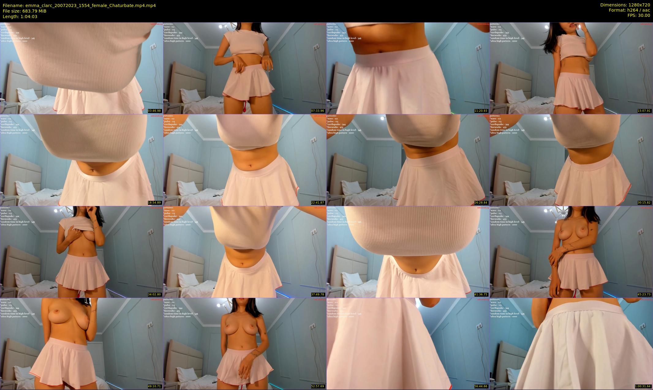 emma_clarc — 65 minute Chaturbate female cam show recording, 720p, Jul 20, 2023