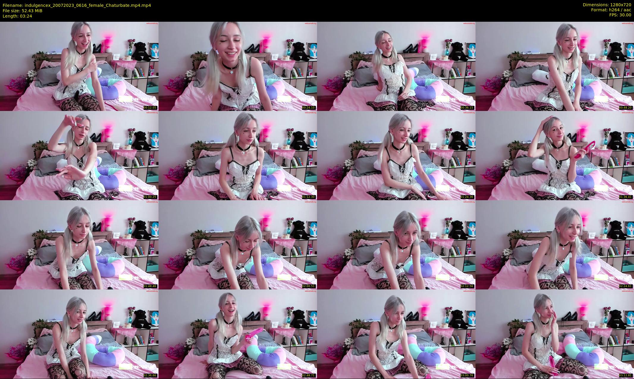 indulgencex — 4 minute Chaturbate couple cam show recording, 720p, Jul 20, 2023