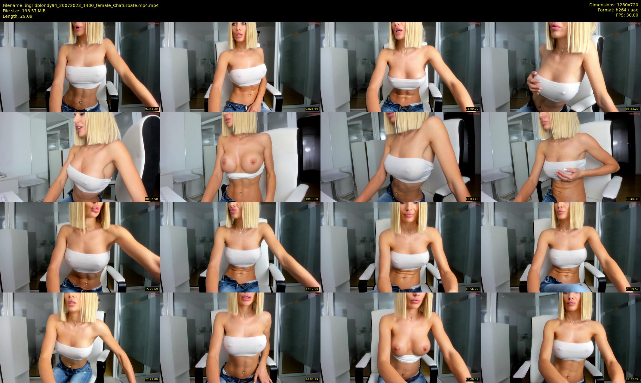 ingridblondy94 — 30 minute Chaturbate female cam show recording, 720p, Jul 20, 2023