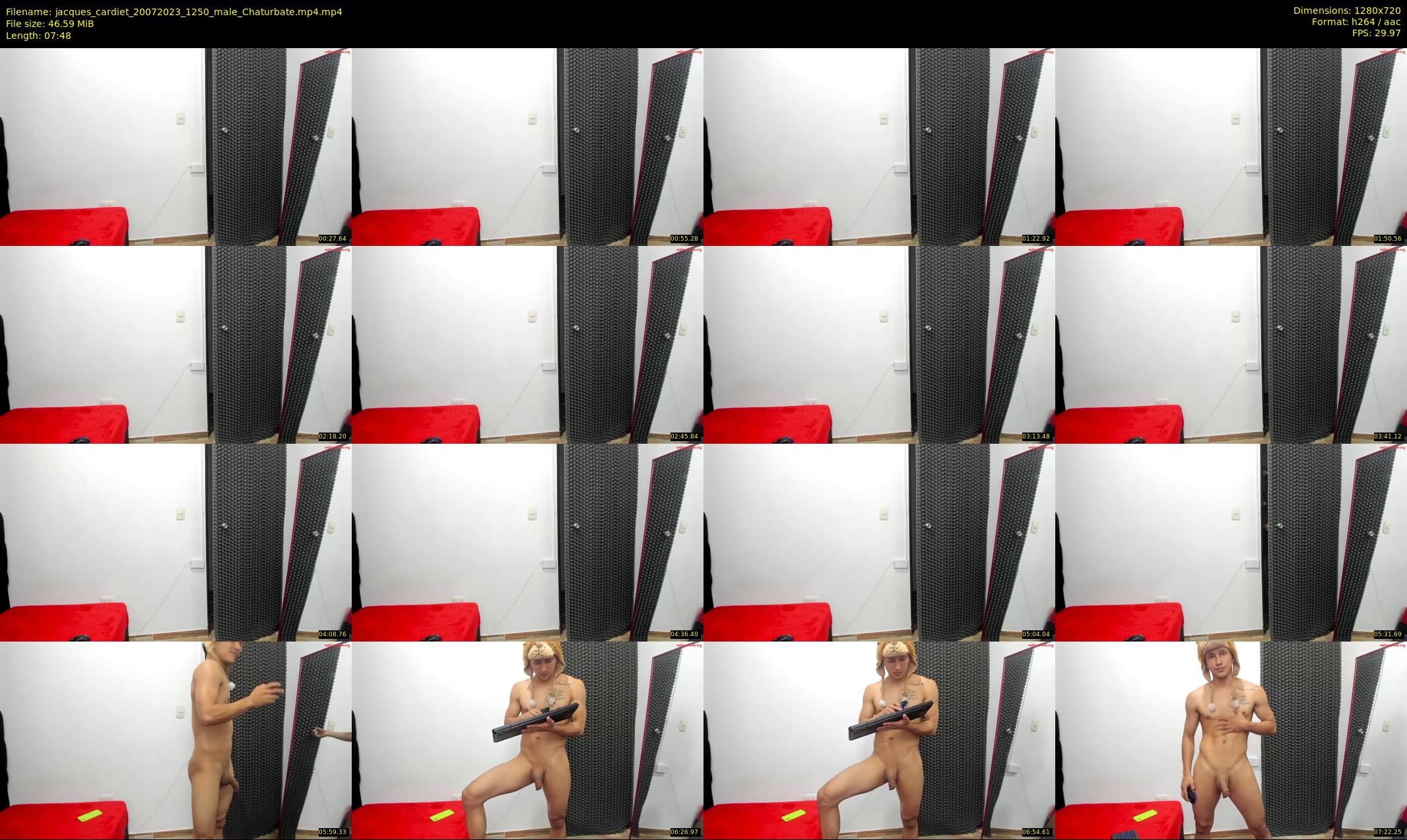 jacques_cardiet — 8 minute Chaturbate male cam show recording, 720p, Jul 20, 2023
