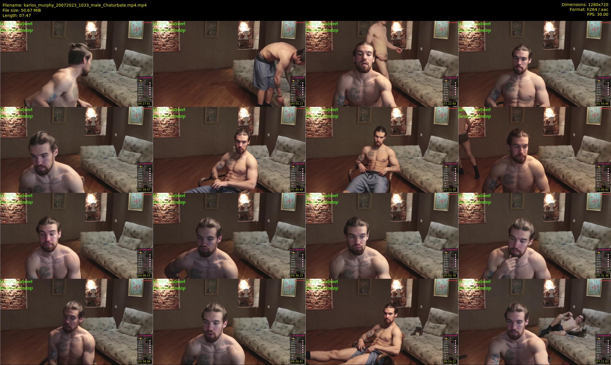 karlos_murphy — 8 minute Chaturbate male cam show recording, 720p, Jul 20, 2023