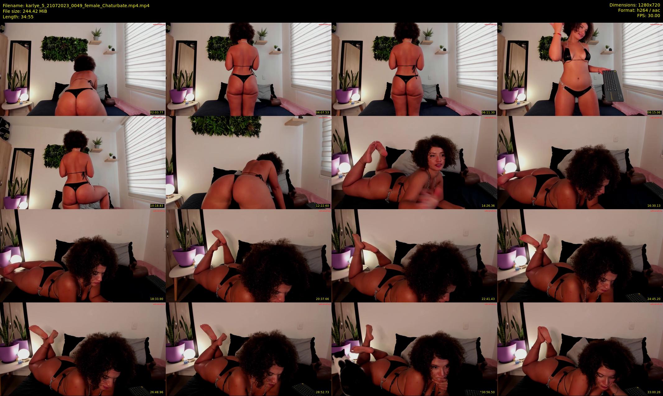karlye_5 — 35 minute Chaturbate female cam show recording, 720p, Jul 21, 2023