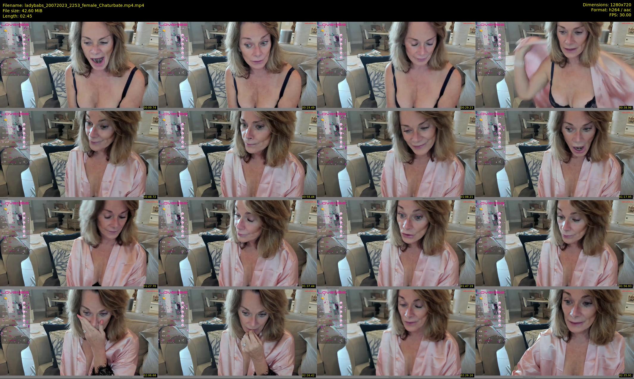 ladybabs — 3 minute Chaturbate female cam show recording, 720p, Jul 20, 2023