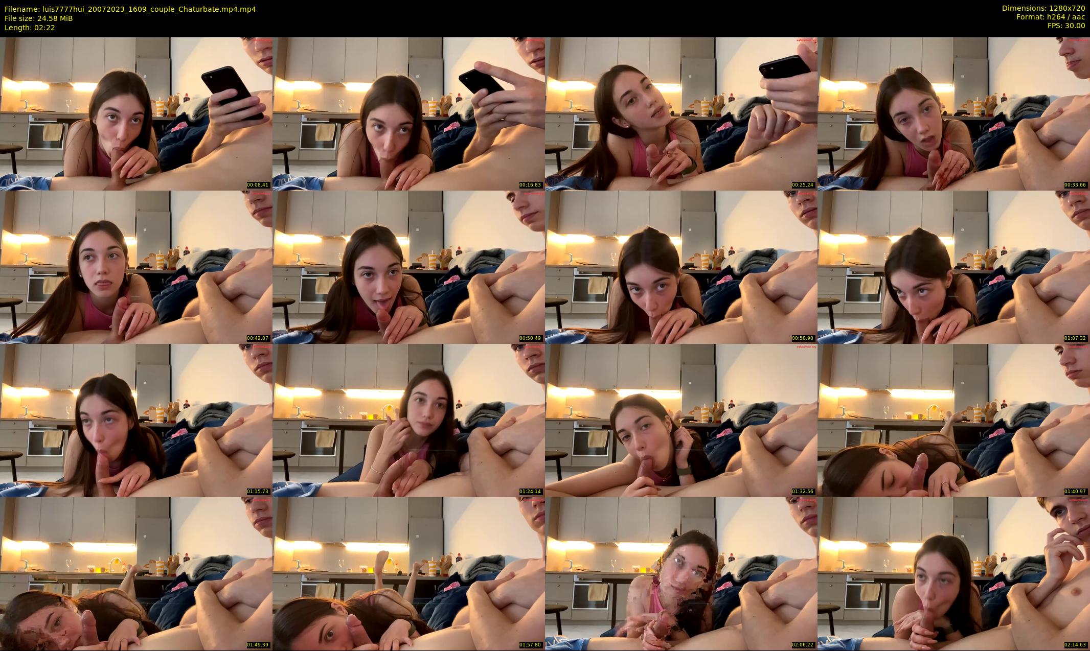luis7777hui — 3 minute Chaturbate couple cam show recording, 720p, Jul 20, 2023