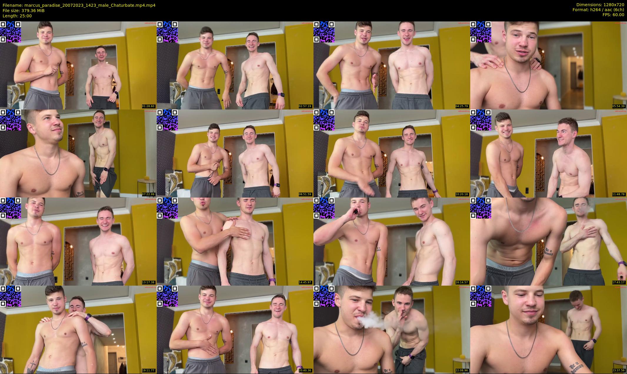 marcus_paradise — 25 minute Chaturbate male cam show recording, 720p, Jul 20, 2023
