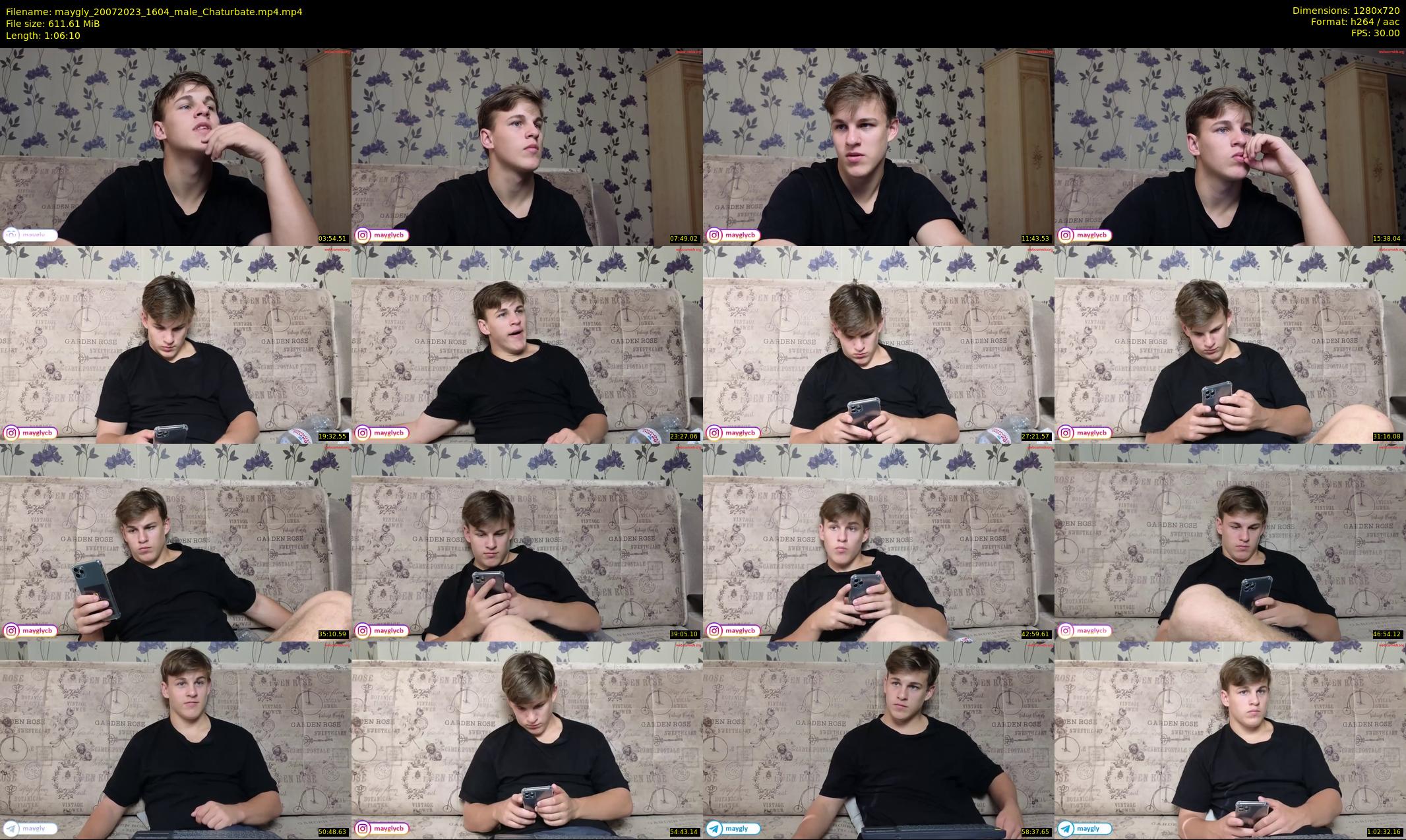 maygly — 67 minute Chaturbate male cam show recording, 720p, Jul 20, 2023