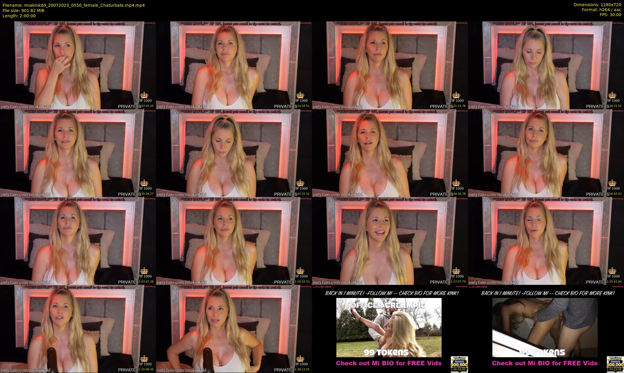 miakinkdd — 120 minute Chaturbate female cam show recording, 720p, Jul 20, 2023