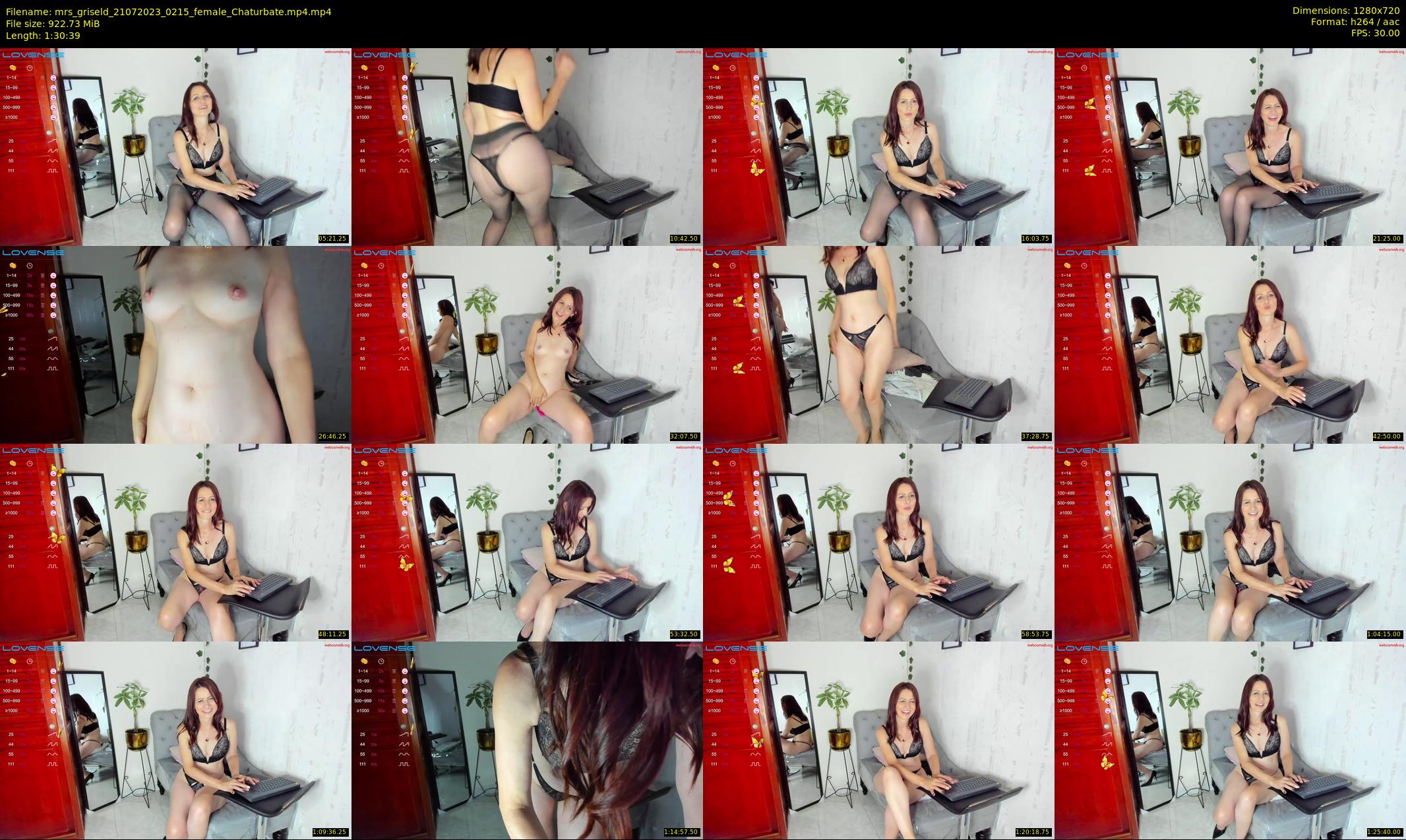 mrs_griseld — 91 minute Chaturbate female cam show recording, 720p, Jul 21, 2023