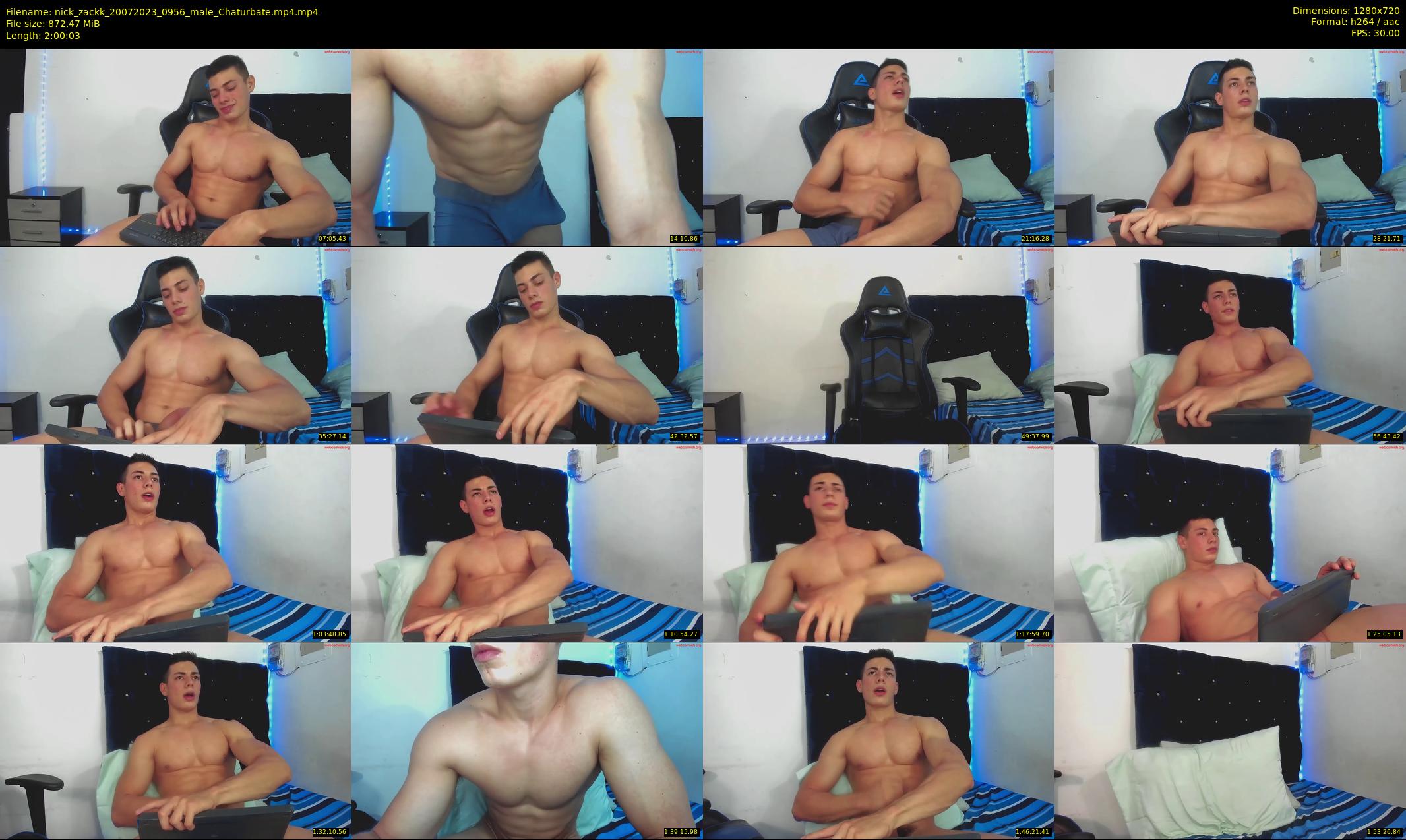 nick_zackk — 121 minute Chaturbate male cam show recording, 720p, Jul 20, 2023