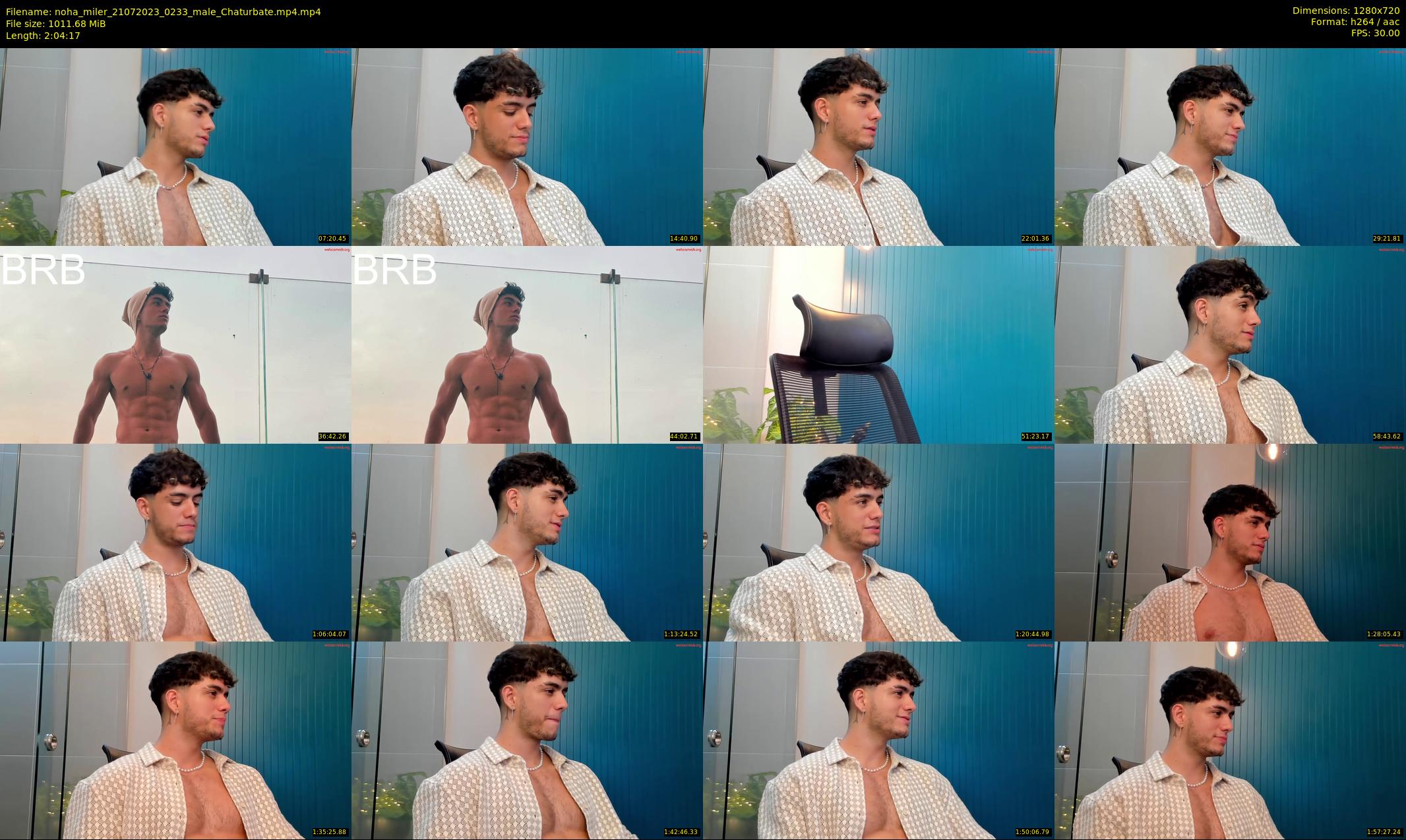 noha_miler — 125 minute Chaturbate male cam show recording, 720p, Jul 21, 2023