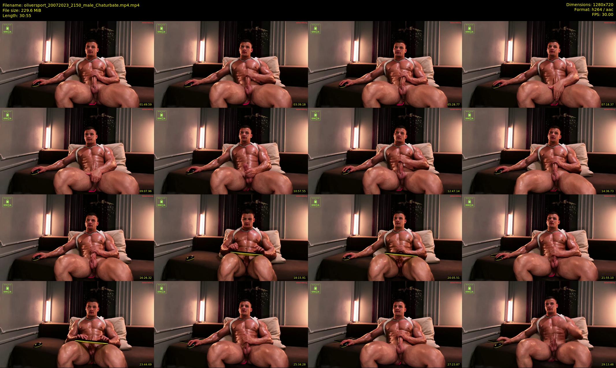 oliversport — 31 minute Chaturbate male cam show recording, 720p, Jul 20, 2023