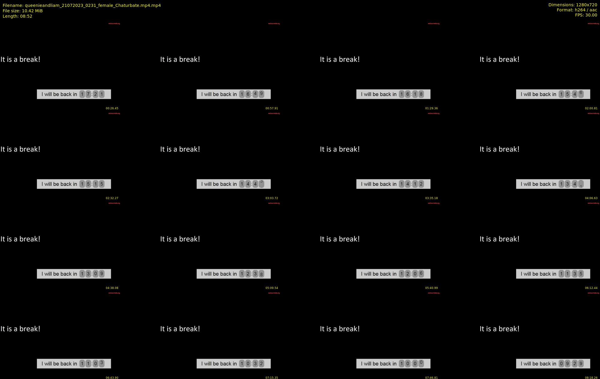 queenieandliam — 9 minute Chaturbate couple cam show recording, 720p, Jul 21, 2023