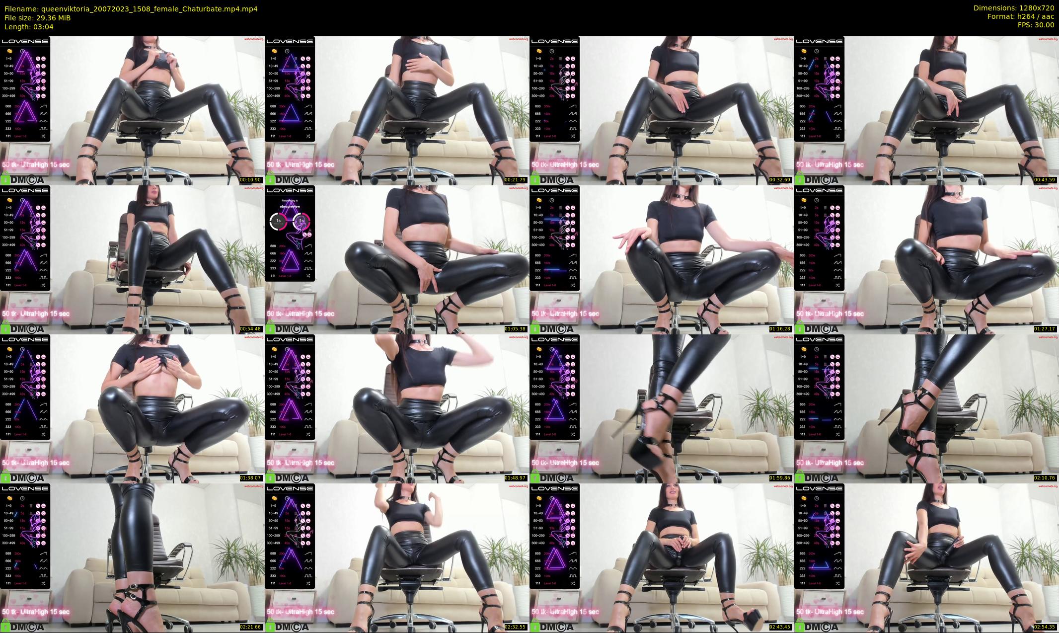 queenviktoria — 4 minute Chaturbate female cam show recording, 720p, Jul 20, 2023