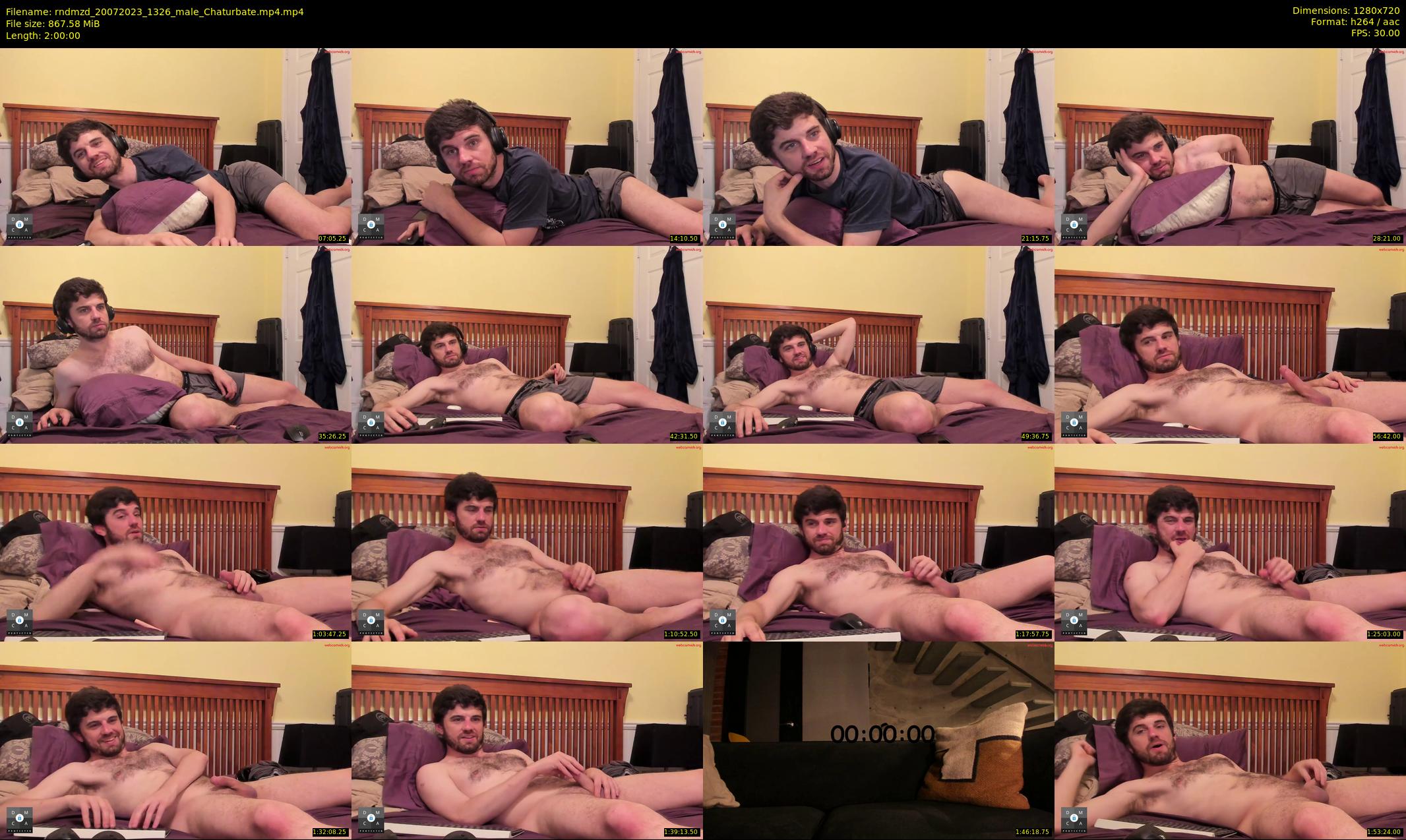 rndmzd — 120 minute Chaturbate male cam show recording, 720p, Jul 20, 2023