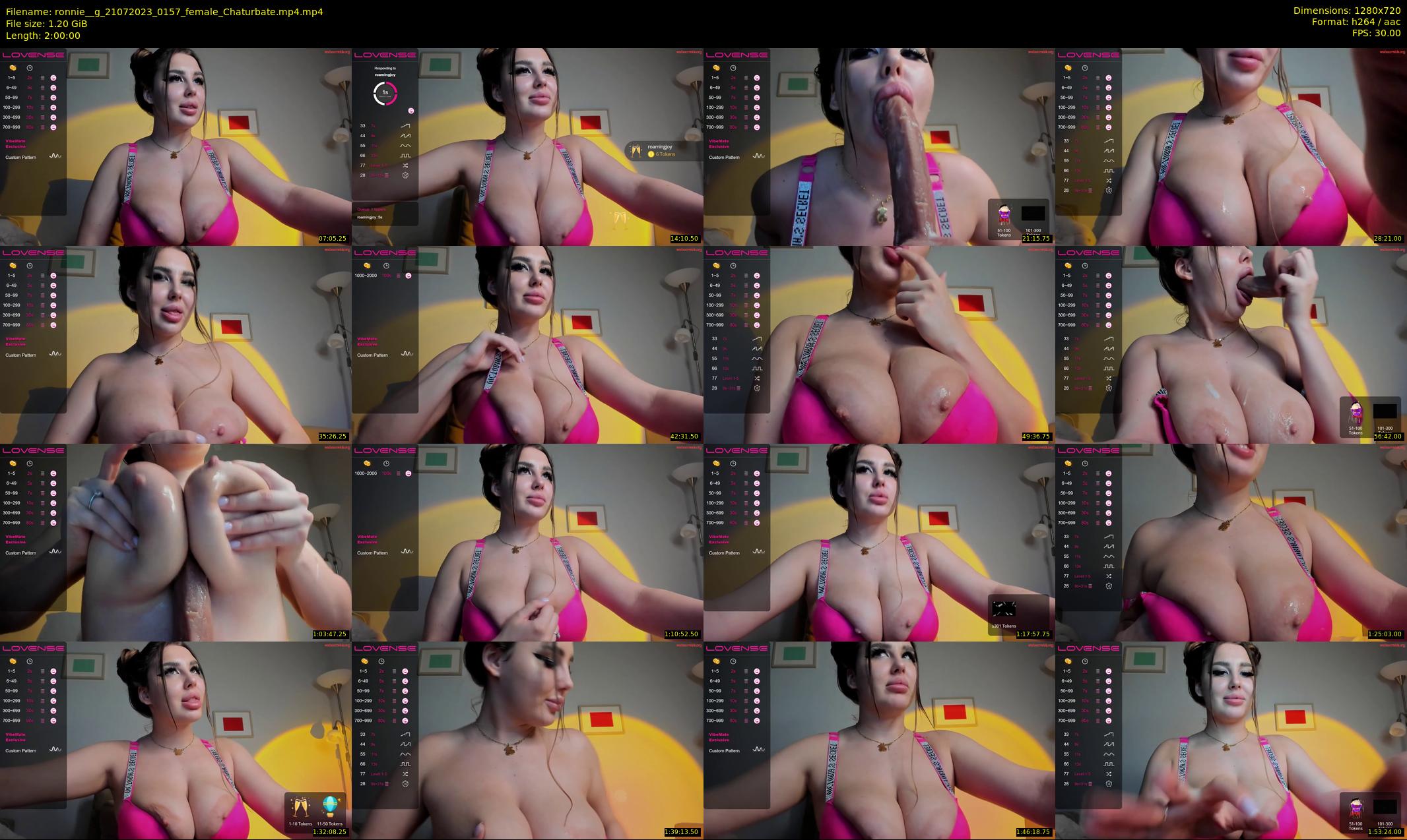 ronnie__g — 120 minute Chaturbate female cam show recording, 720p, Jul 21, 2023