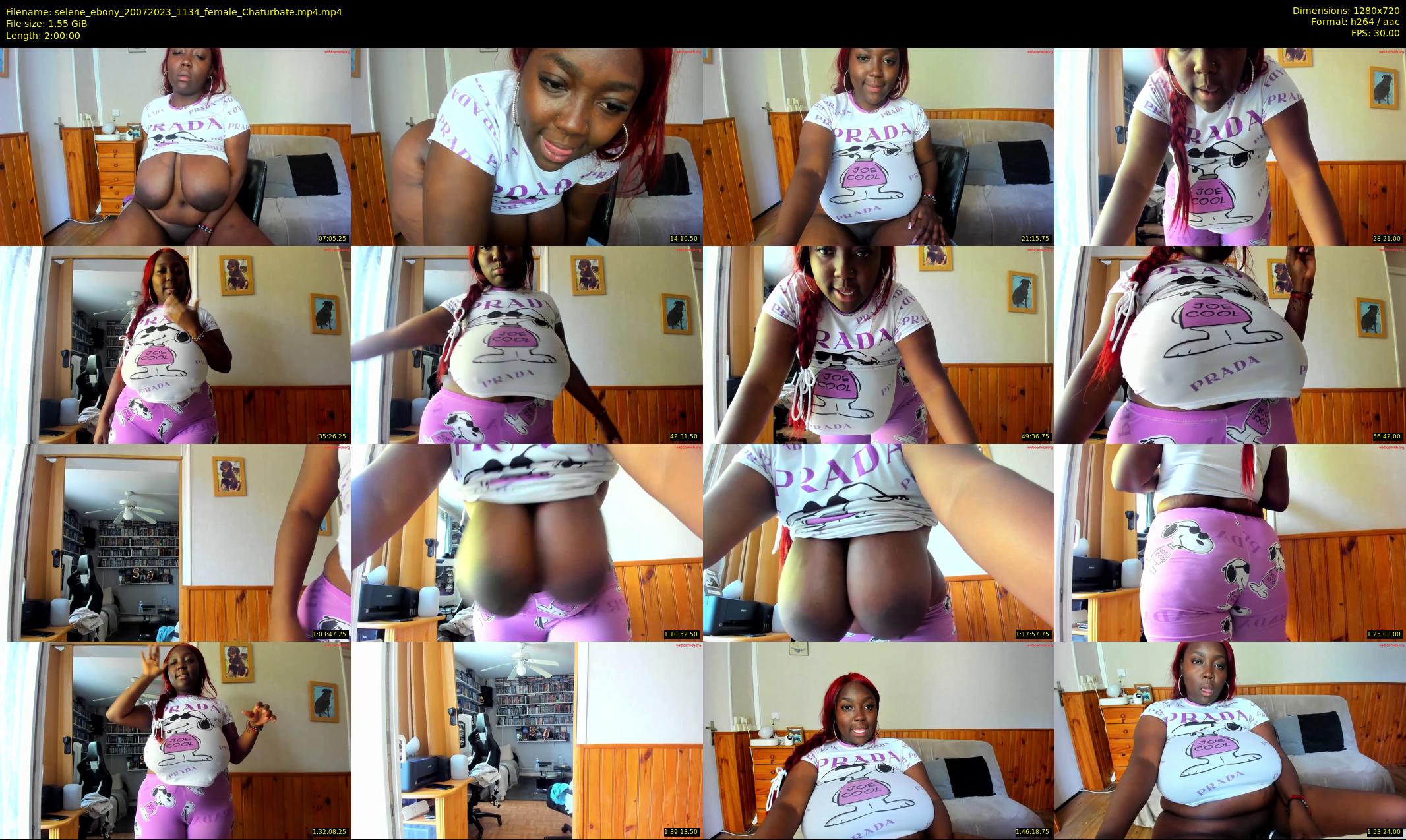 selene_ebony — 120 minute Chaturbate female cam show recording, 720p, Jul 20, 2023