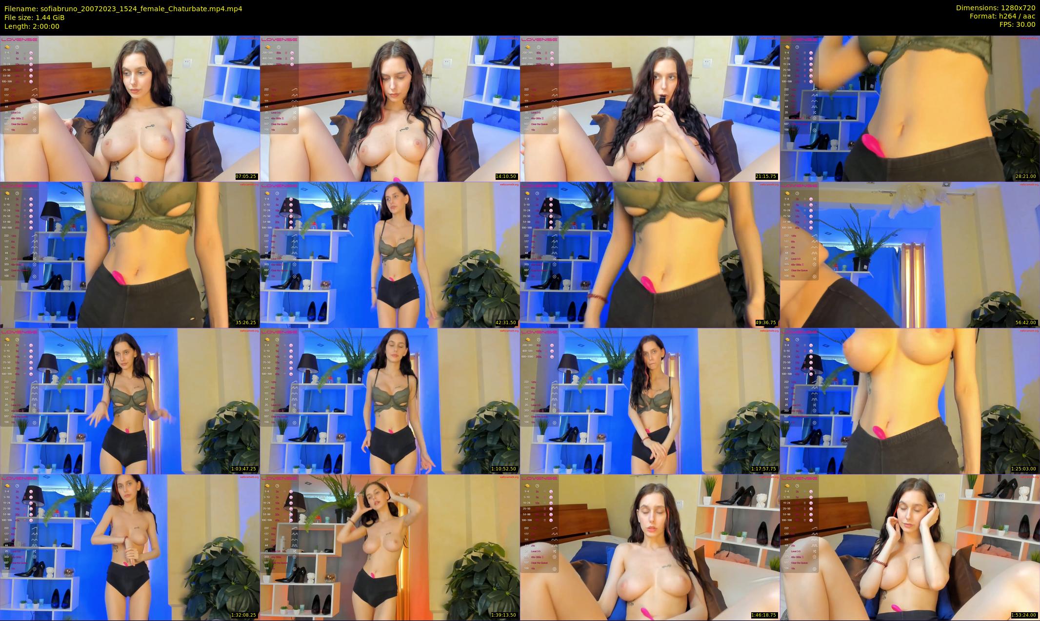 sofiabruno — 120 minute Chaturbate female cam show recording, 720p, Jul 20, 2023