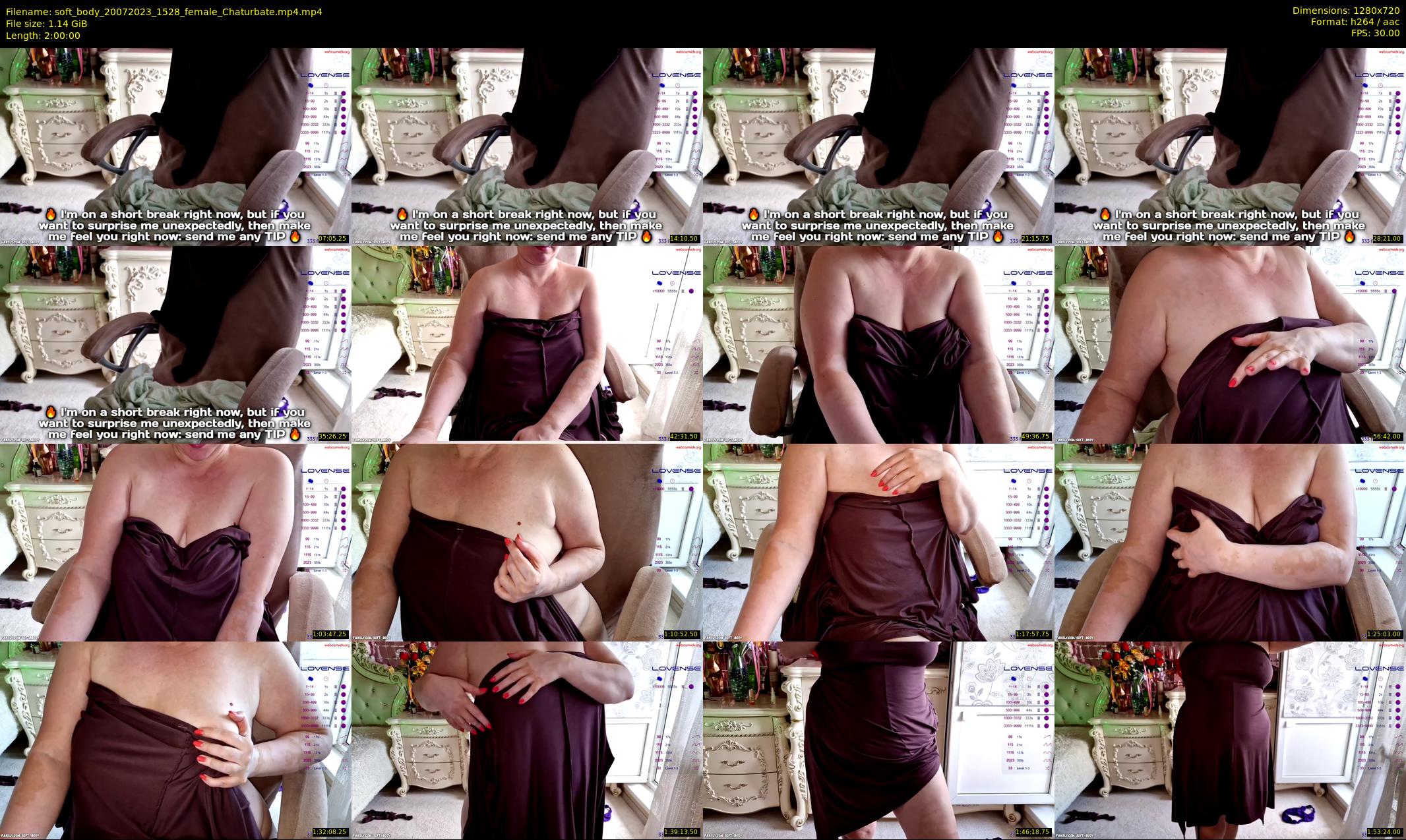 soft_body — 120 minute Chaturbate female cam show recording, 720p, Jul 20, 2023