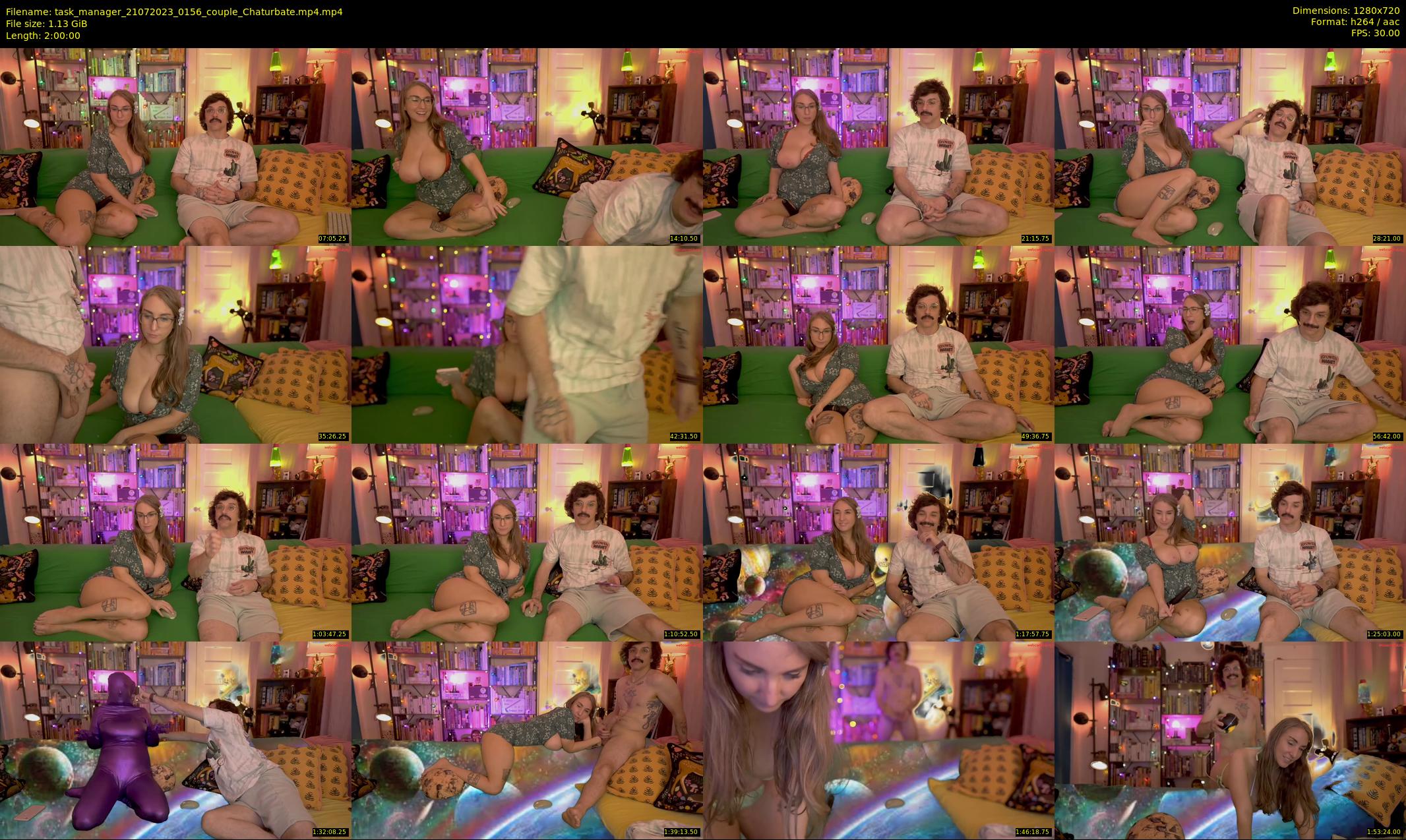 task_manager — 120 minute Chaturbate couple cam show recording, 720p, Jul 21, 2023