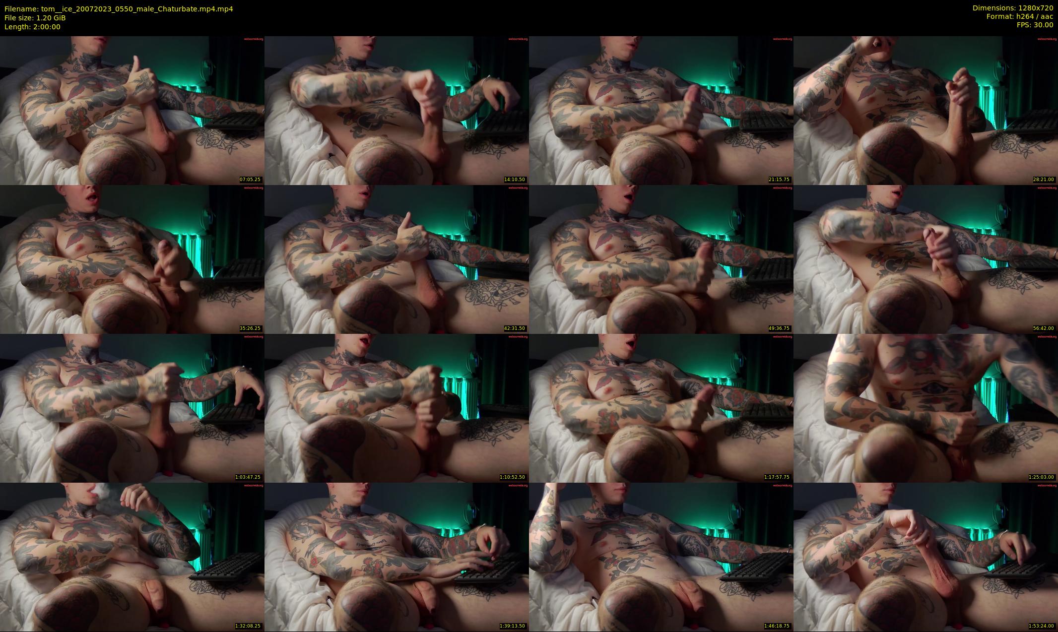 tom__ice — 120 minute Chaturbate male cam show recording, 720p, Jul 20, 2023