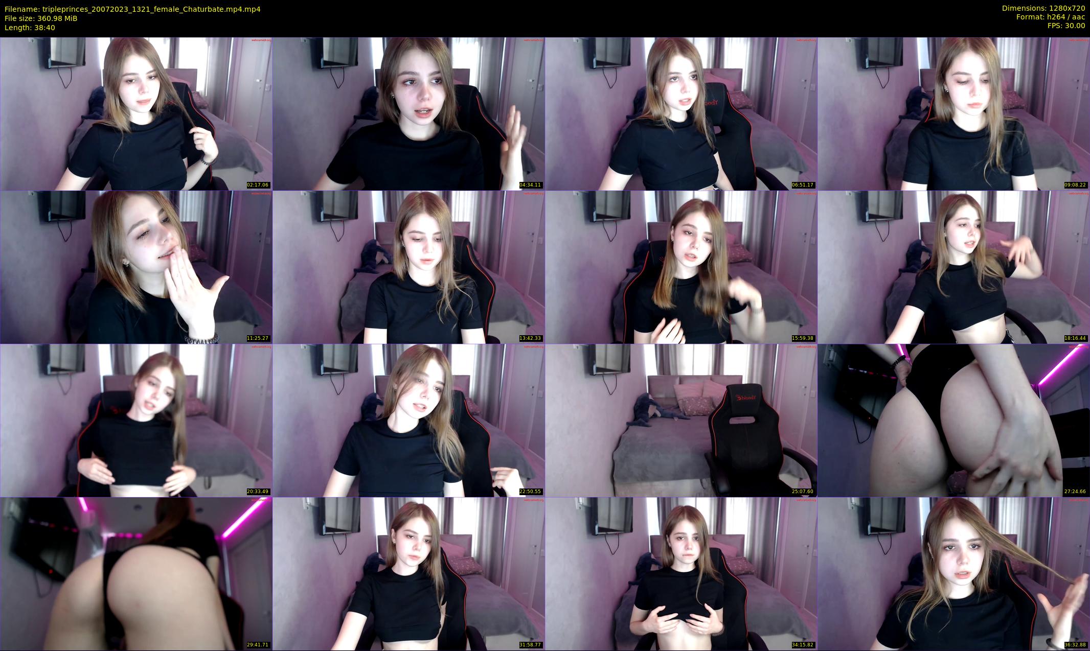 tripleprinces — 39 minute Chaturbate female cam show recording, 720p, Jul 20, 2023