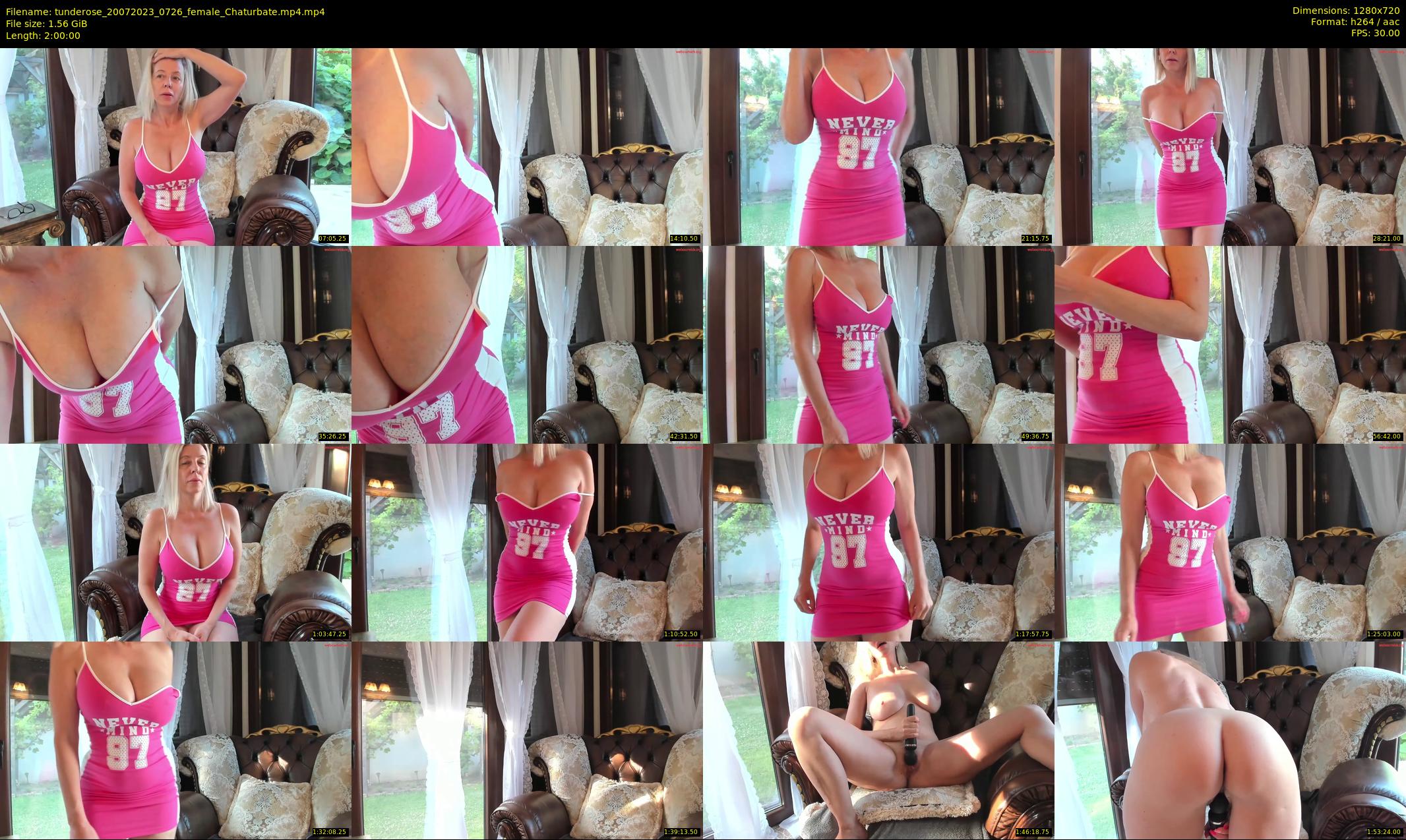 tunderose — 120 minute Chaturbate female cam show recording, 720p, Jul 20, 2023
