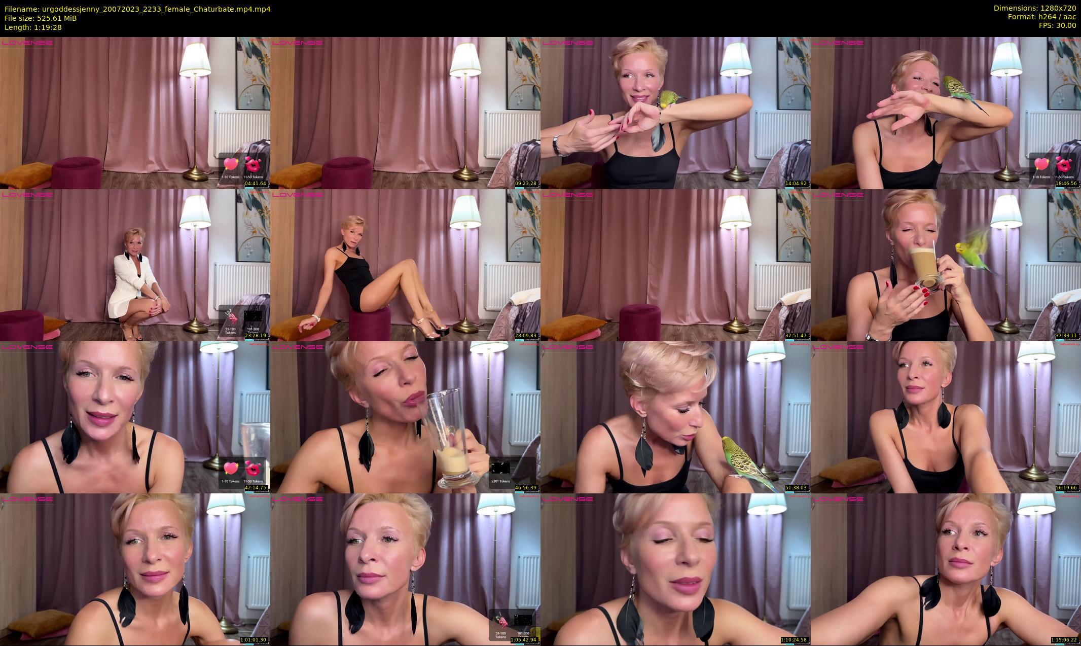 urgoddessjenny — 80 minute Chaturbate female cam show recording, 720p, Jul 20, 2023