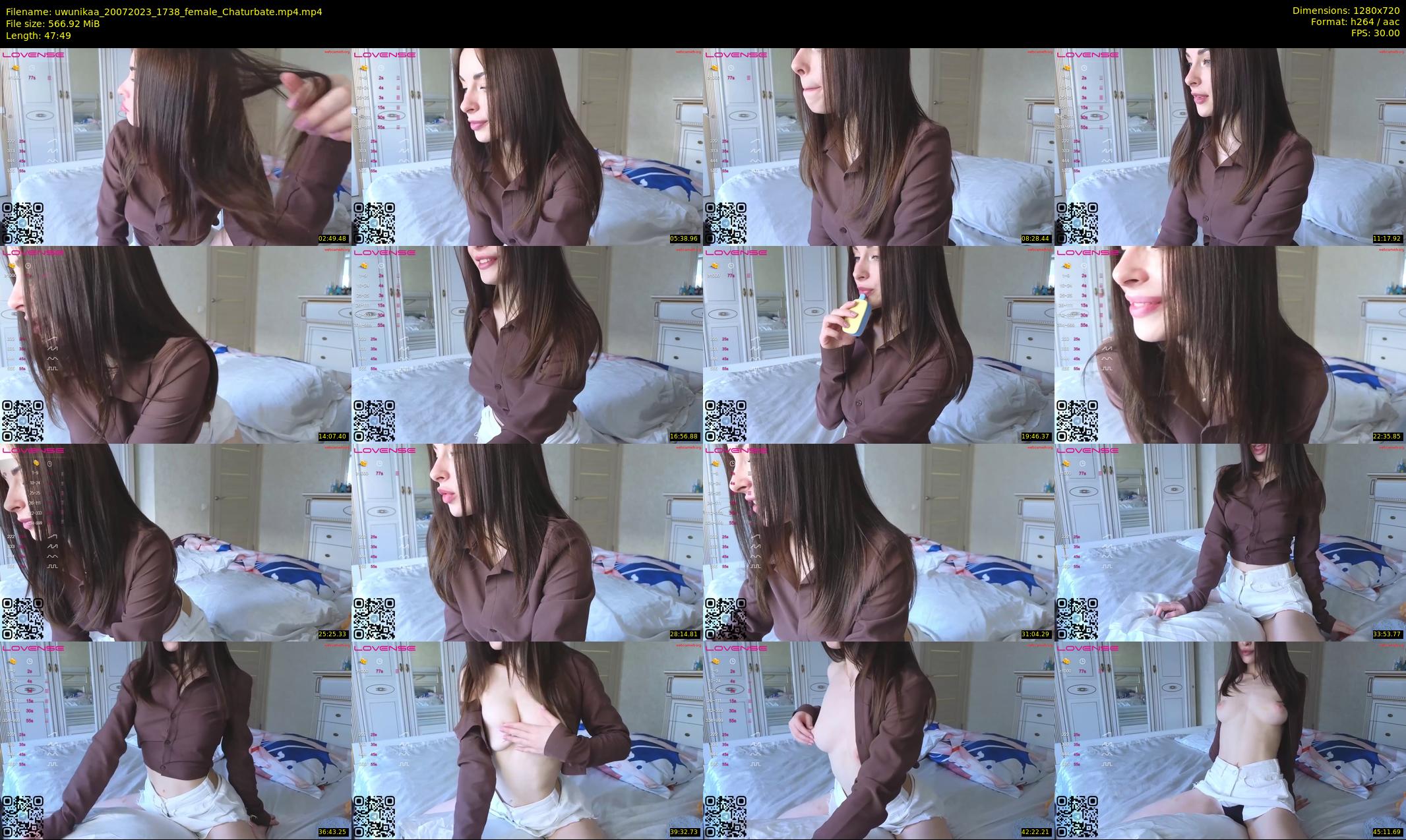 uwunikaa — 48 minute Chaturbate female cam show recording, 720p, Jul 20, 2023