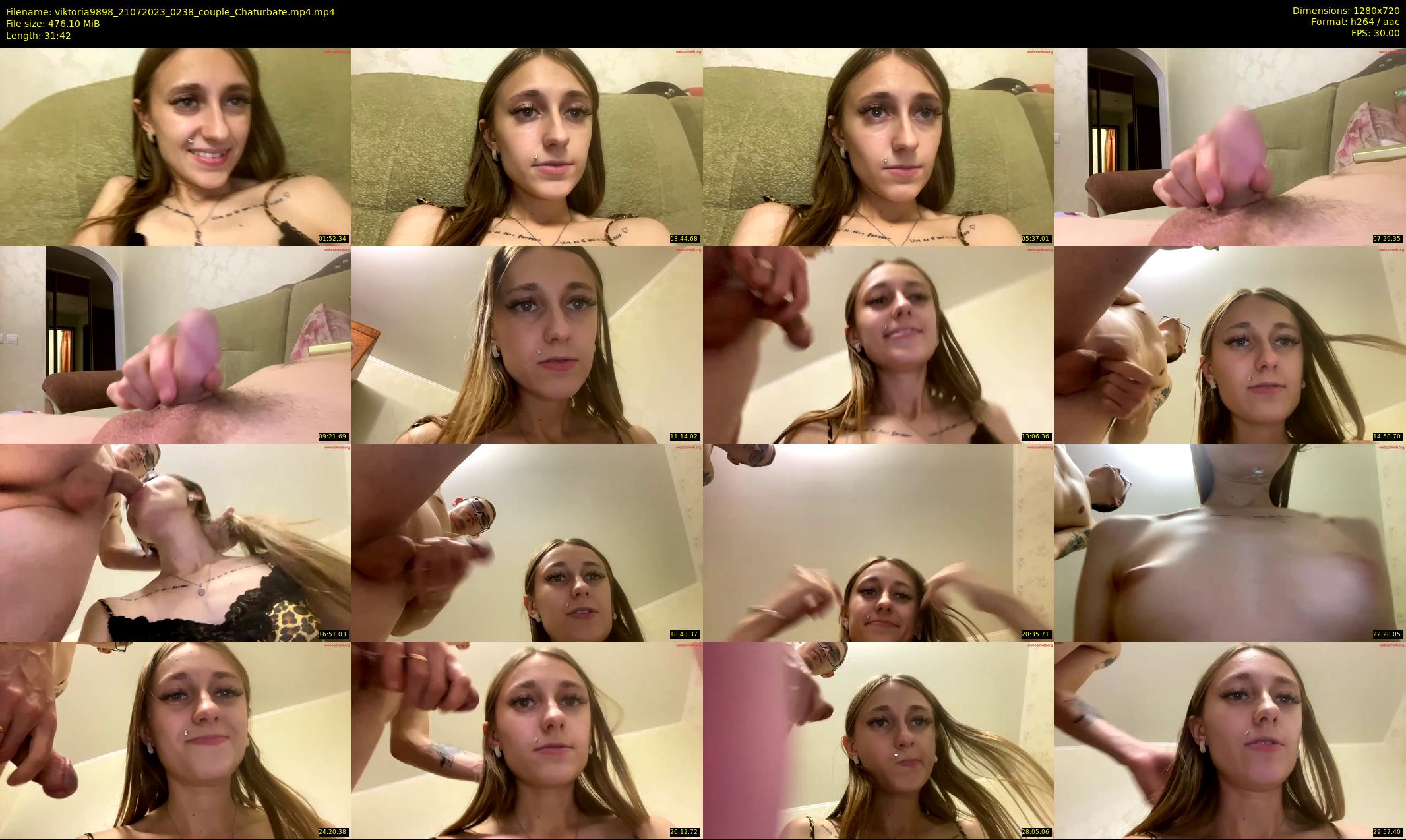 viktoria9898 — 32 minute Chaturbate couple cam show recording, 720p, Jul 21, 2023