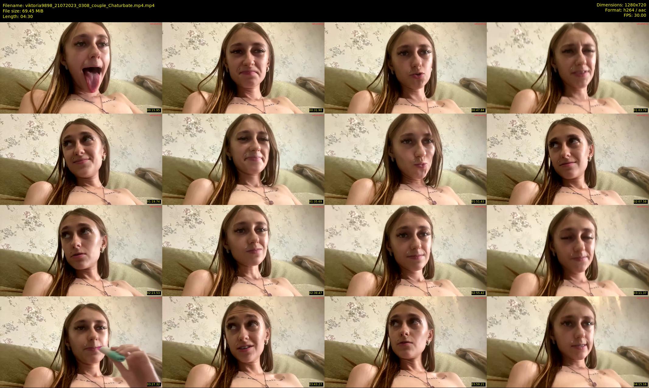 viktoria9898 — 5 minute Chaturbate couple cam show recording, 720p, Jul 21, 2023