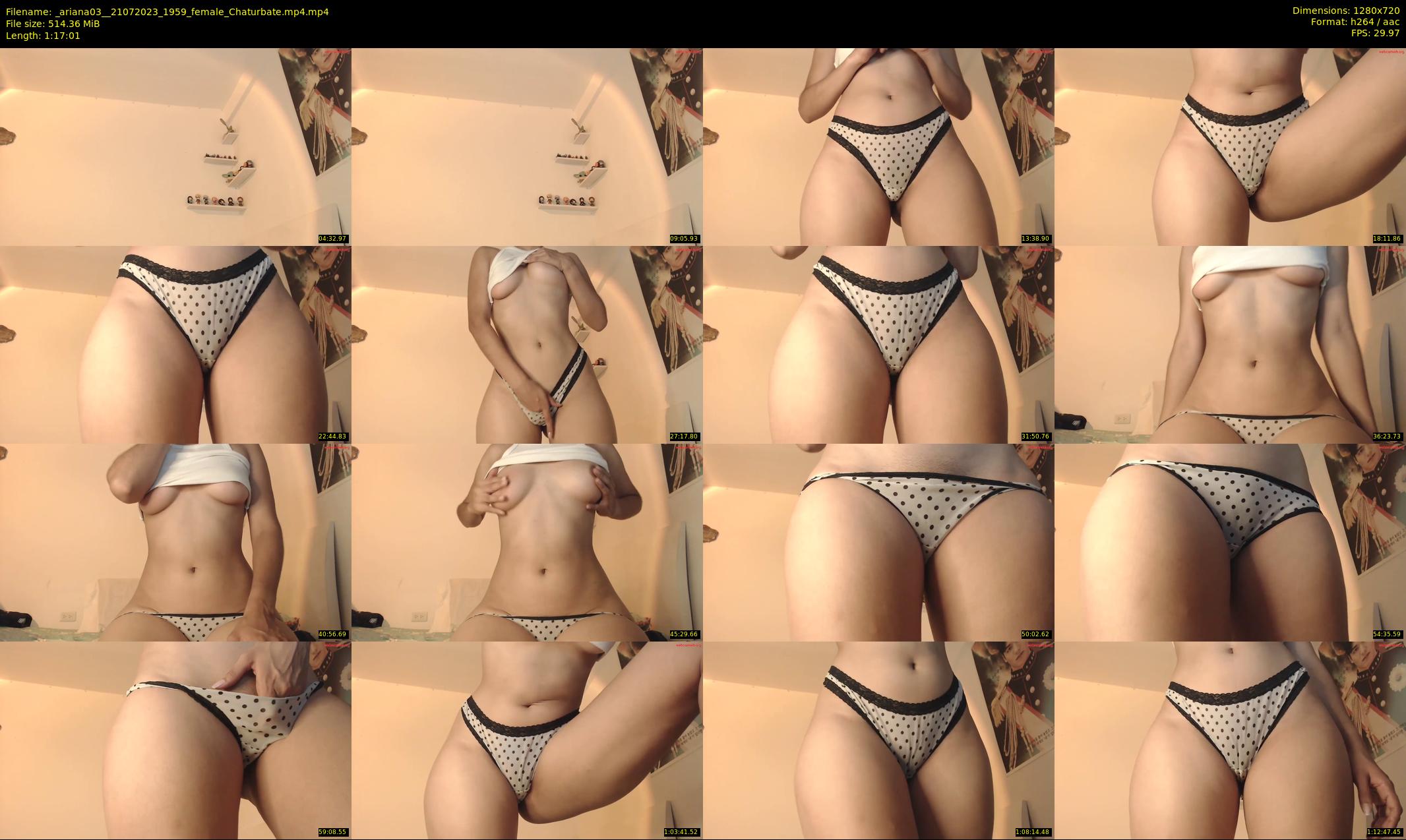 _ariana03_ — 78 minute Chaturbate female cam show recording, 720p, Jul 21, 2023