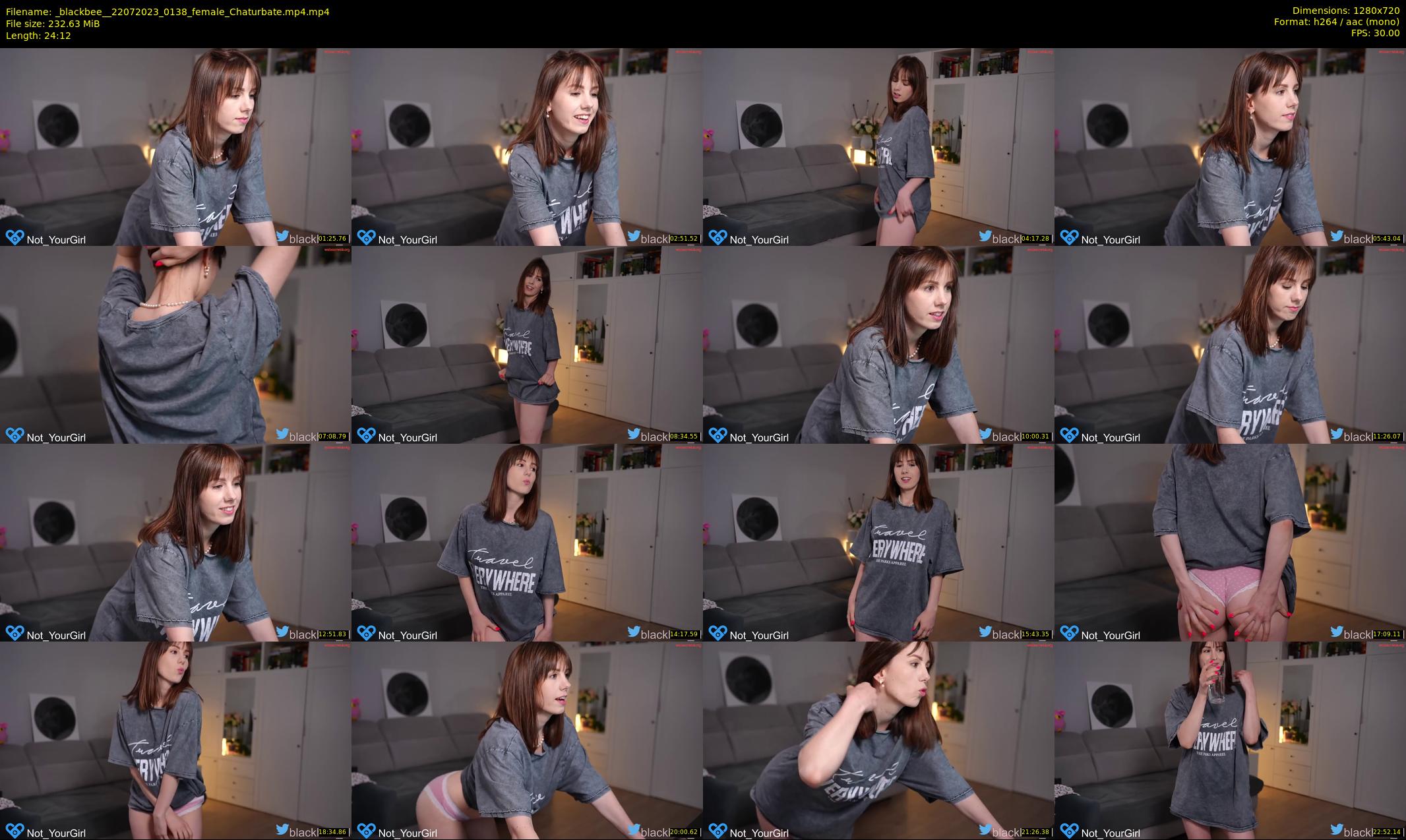 _blackbee_ — 25 minute Chaturbate female cam show recording, 720p, Jul 22, 2023
