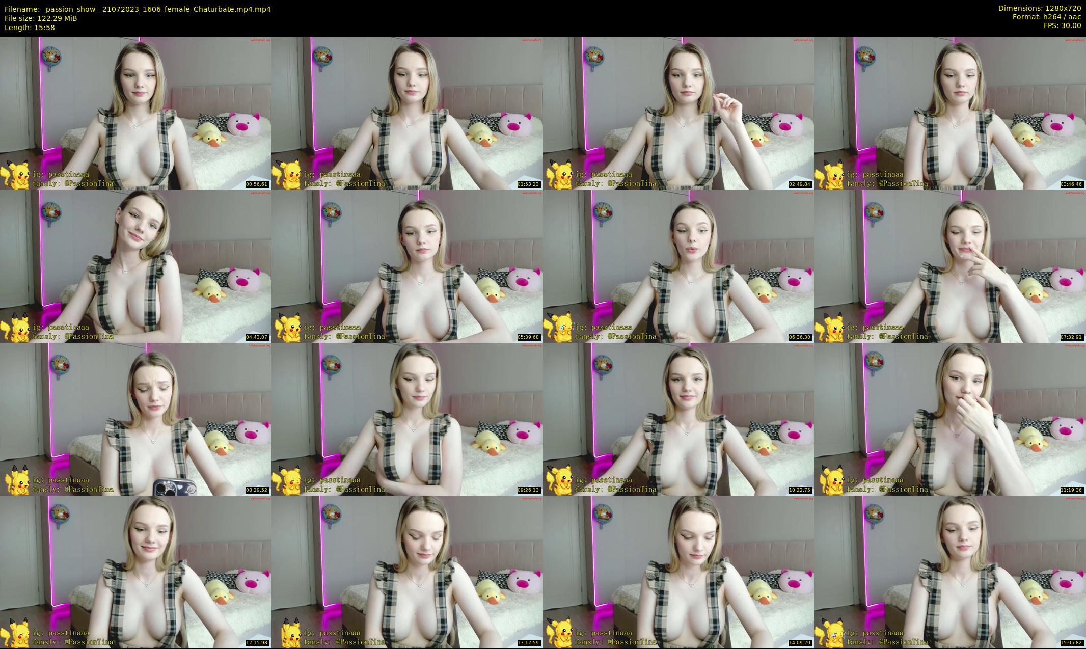 _passion_show_ — 16 minute Chaturbate couple cam show recording, 720p, Jul 21, 2023
