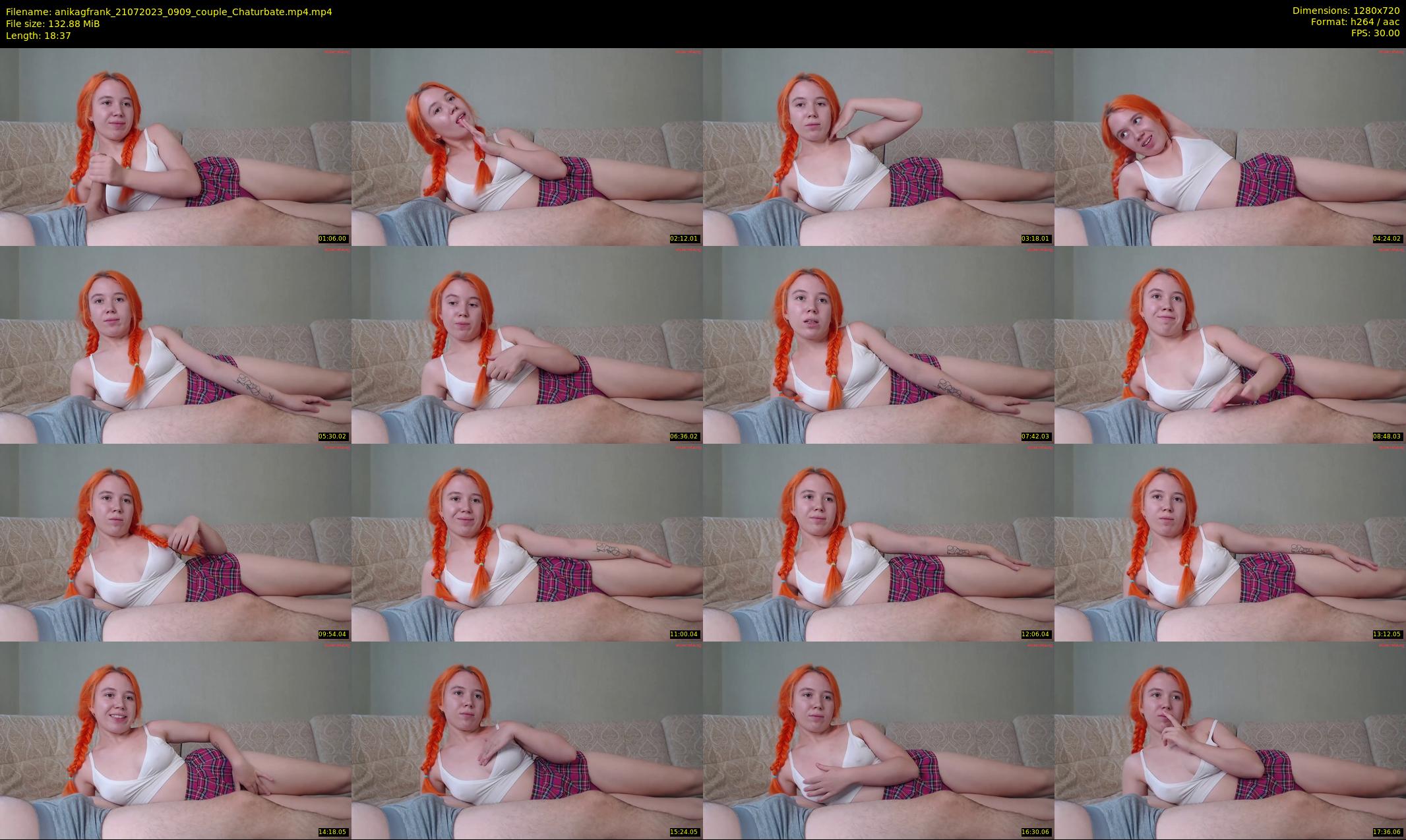 anikagfrank — 19 minute Chaturbate couple cam show recording, 720p, Jul 21, 2023