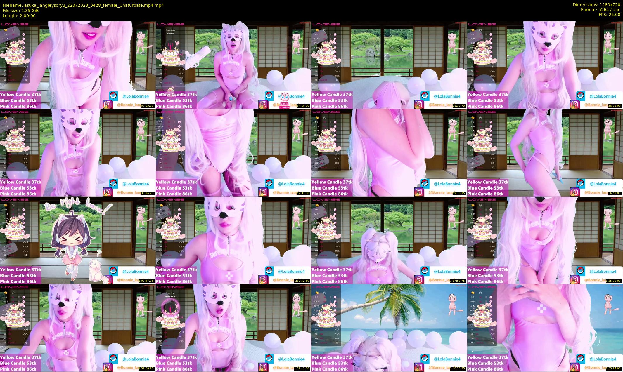 asuka_langleysoryu — 120 minute Chaturbate female cam show recording, 720p, Jul 22, 2023