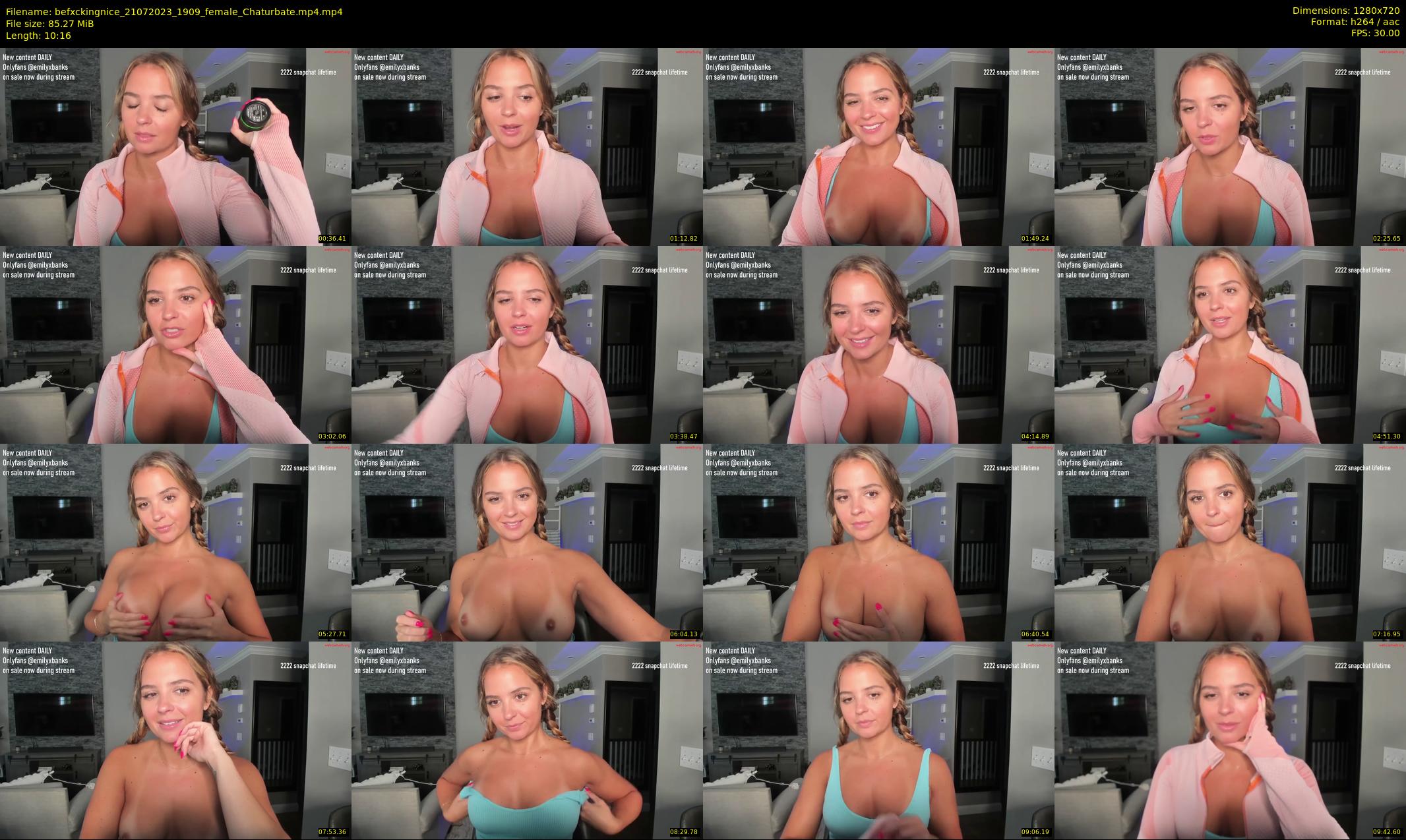 befxckingnice — 11 minute Chaturbate female cam show recording, 720p, Jul 21, 2023