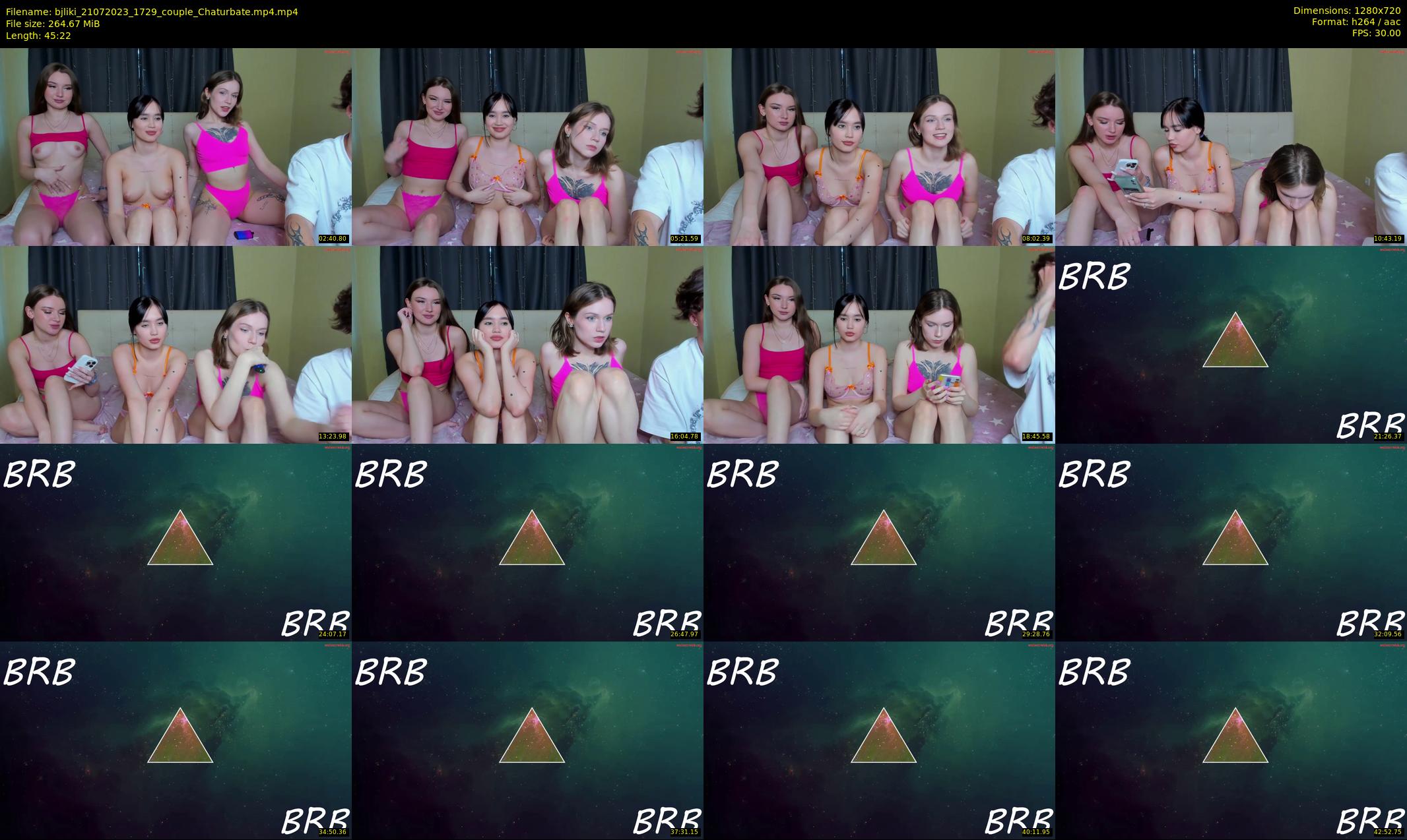 bjliki — 46 minute Chaturbate couple cam show recording, 720p, Jul 21, 2023